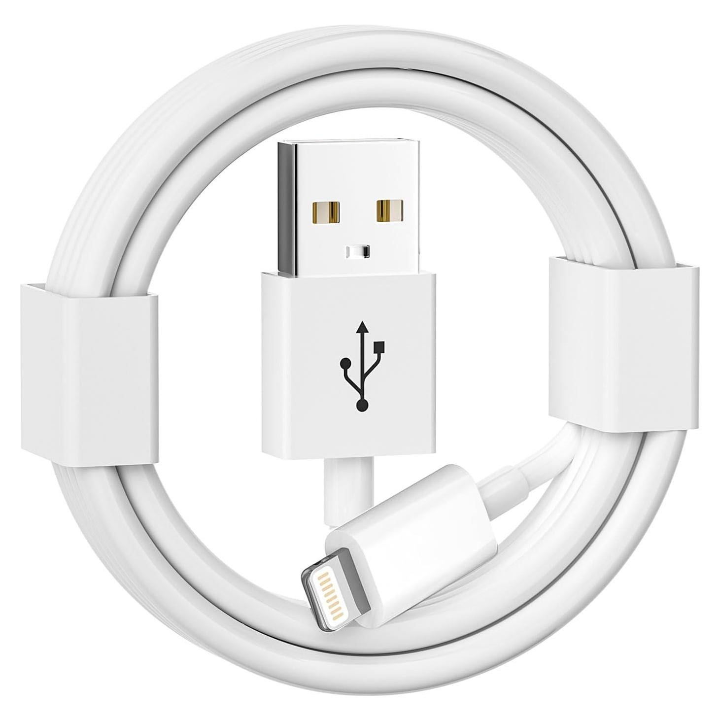 Cable Carplay Apple USB A a Lightning 1m Blanco para iPhone