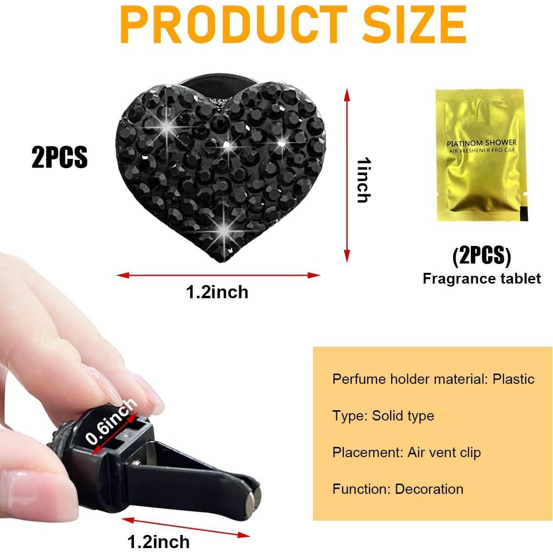 Clip de Ventilación de Coche Brillante Sylvil - 2 Piezas