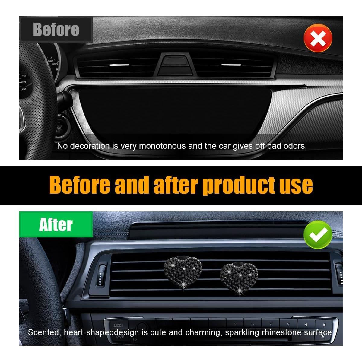 Clip de Ventilación de Coche Brillante Sylvil - 2 Piezas