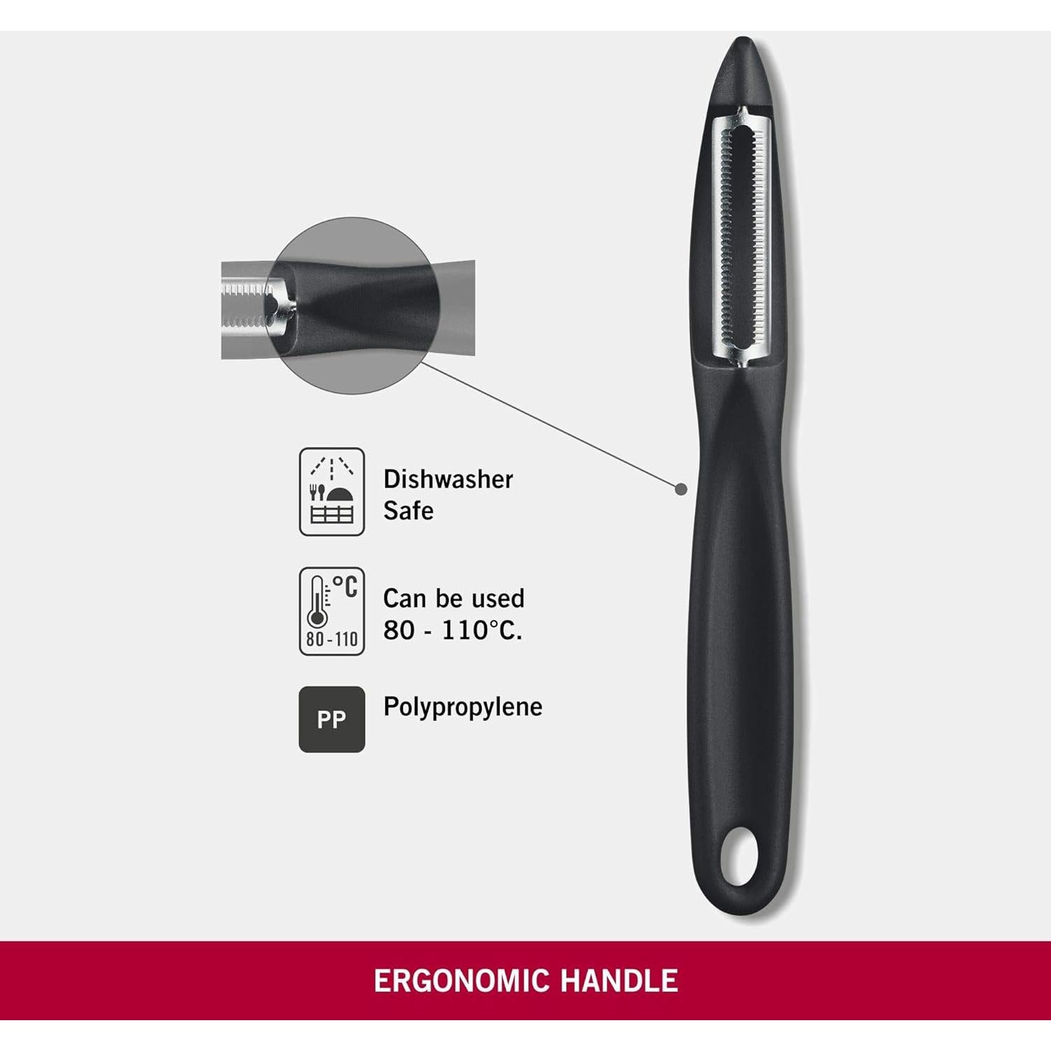 Pelador Serrado Victorinox de Acero Inoxidable Negro