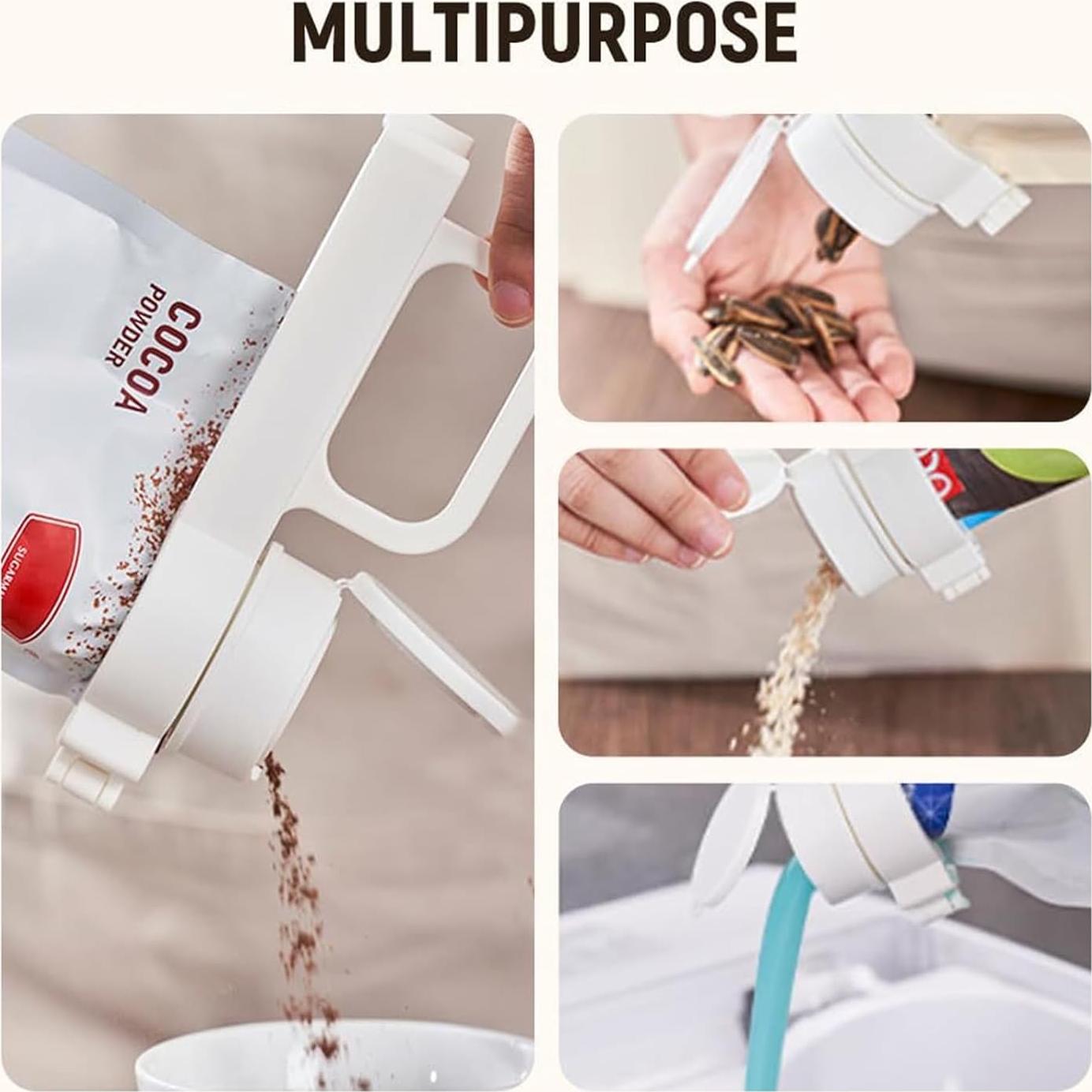 Clip para bolsas de comida HNLAYXL con boquilla 17 cm