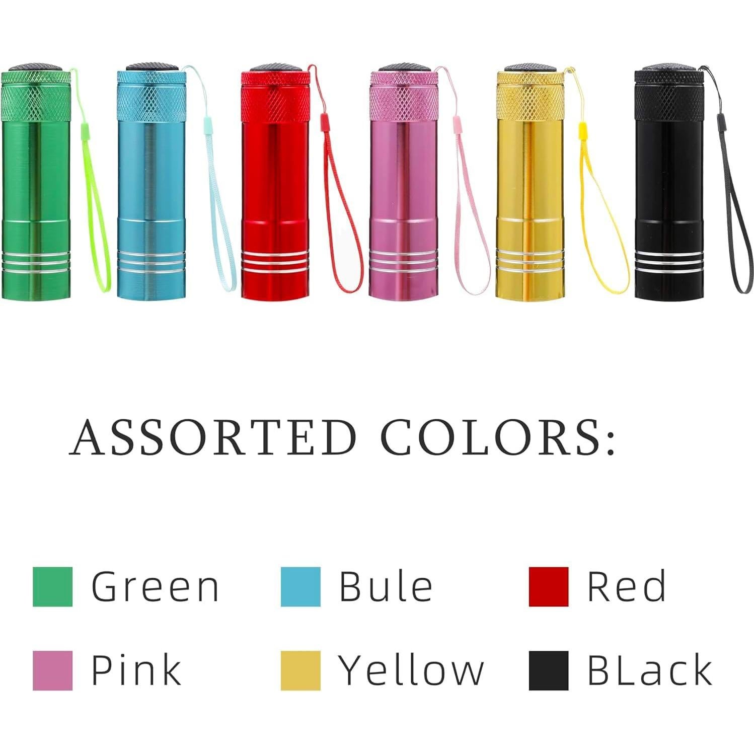 Paquete de 6 Linternas Mini LED Hilngav para Niños