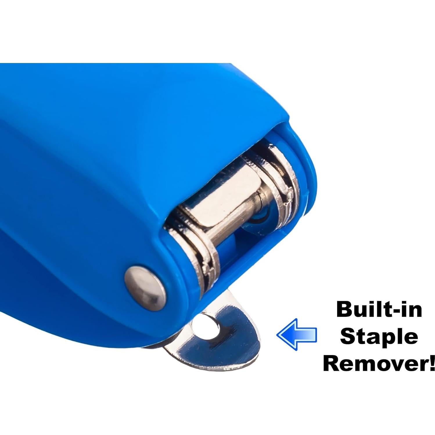 Grapadora Mini de Media Tira Praxxis Pro Aria-Plus Azul