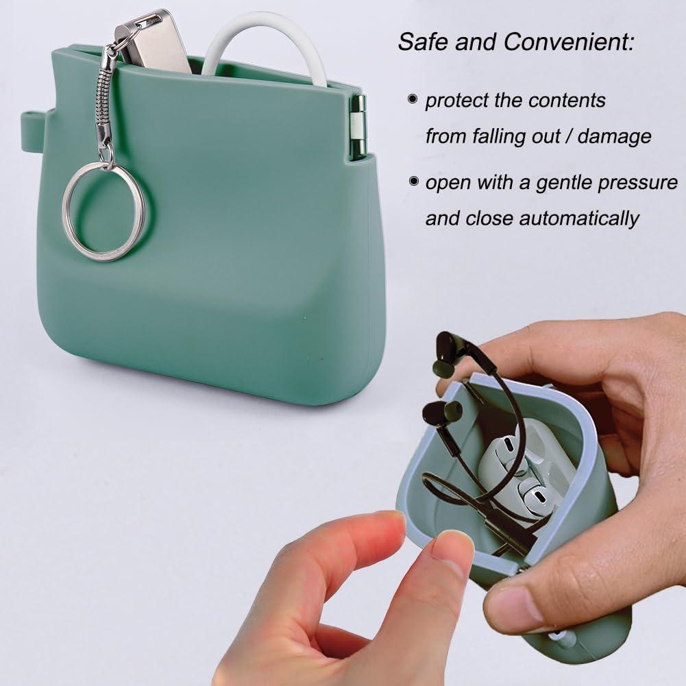 Estuche Organizador de Auriculares Freewindo Verde Pequeño