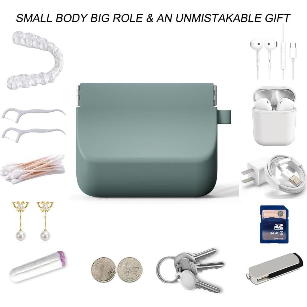 Estuche Organizador de Auriculares Freewindo Verde Pequeño