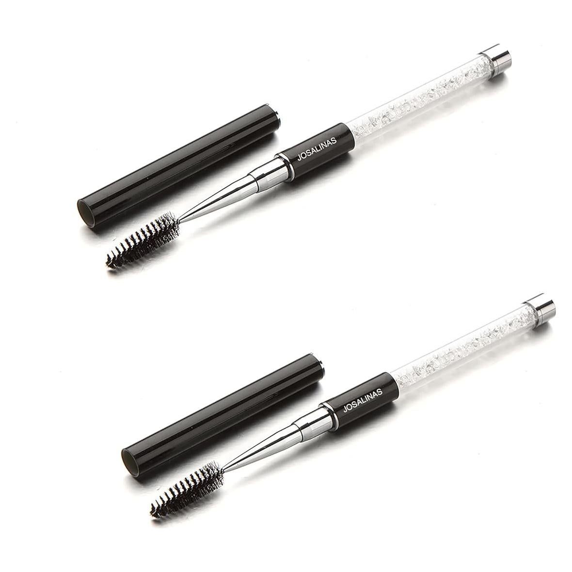 Brochas de Maquillaje JOSALINAS 2PCS - Cejas y Pestañas