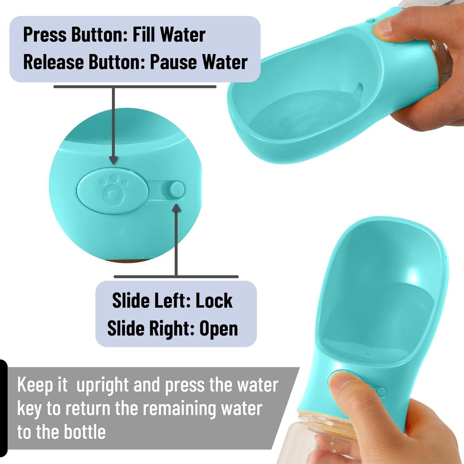 Botella de Agua para Perros Mr. Pen 0.56 L Azul Aqua