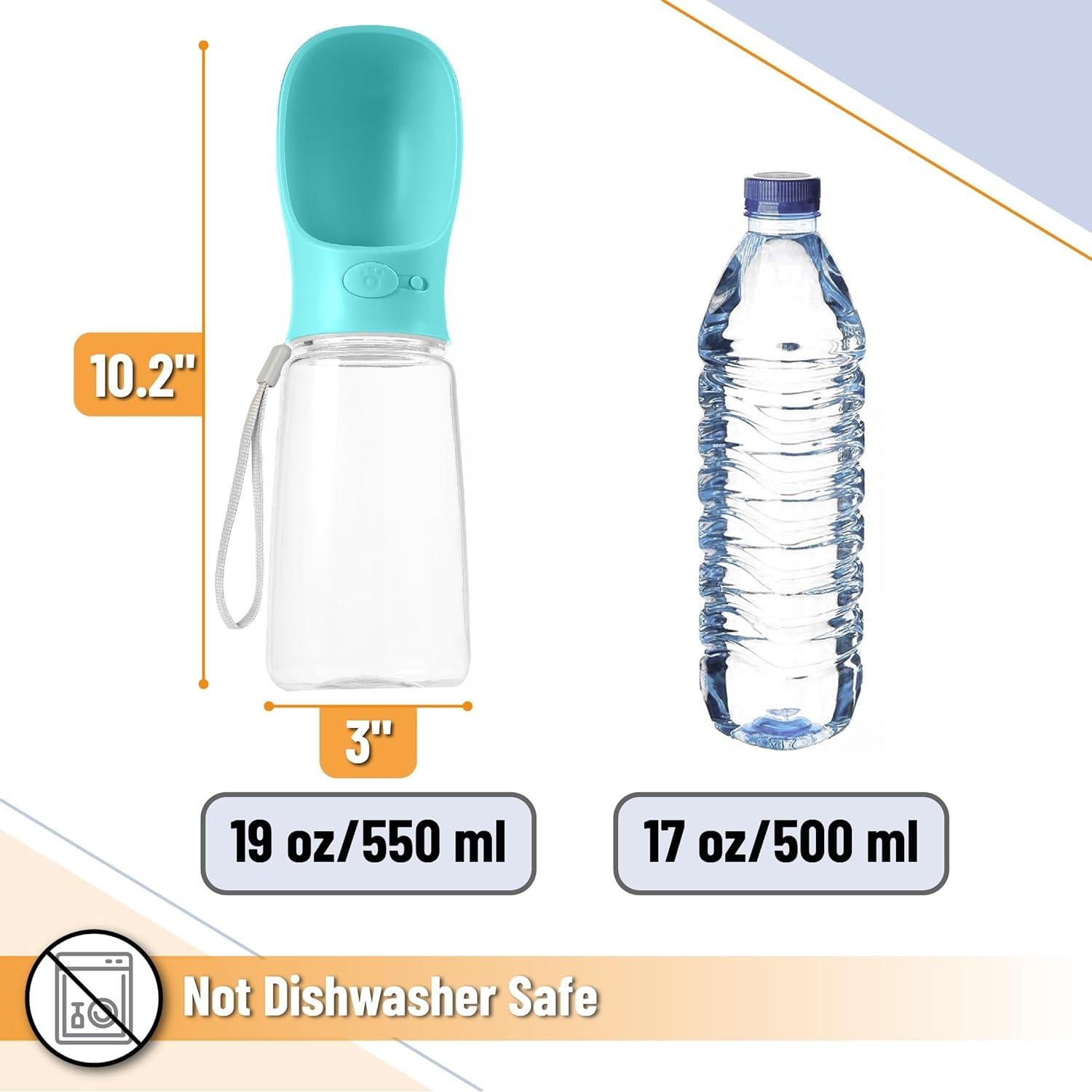 Botella de Agua para Perros Mr. Pen 0.56 L Azul Aqua