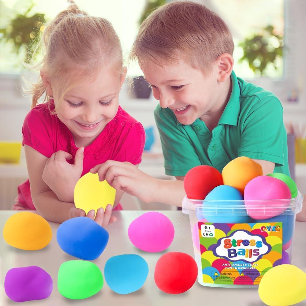 16 Pelotas Antiestrés DIYDEC 6 cm para Alivio de Ansiedad