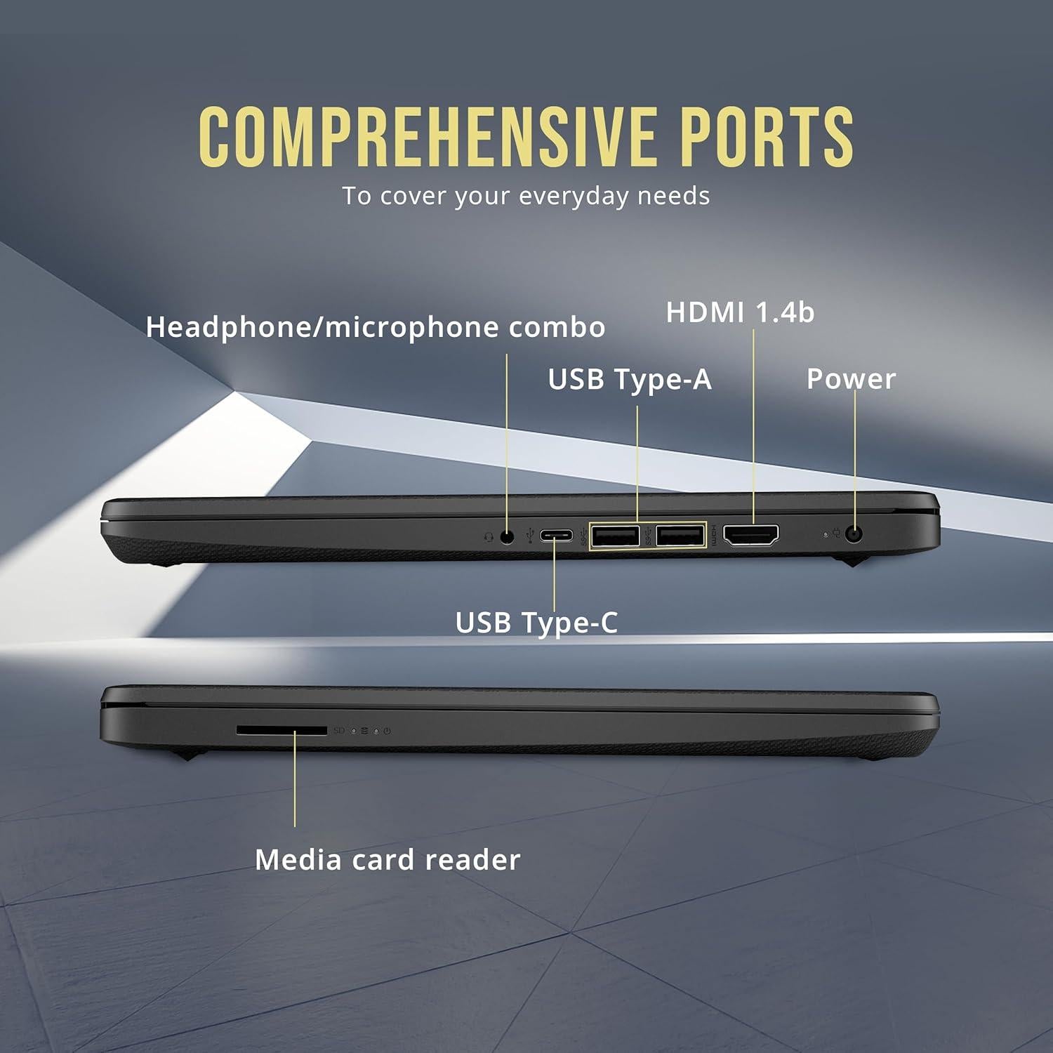 Laptop HP Stream 14" HD, Intel Celeron N4120, 16GB RAM, 288GB