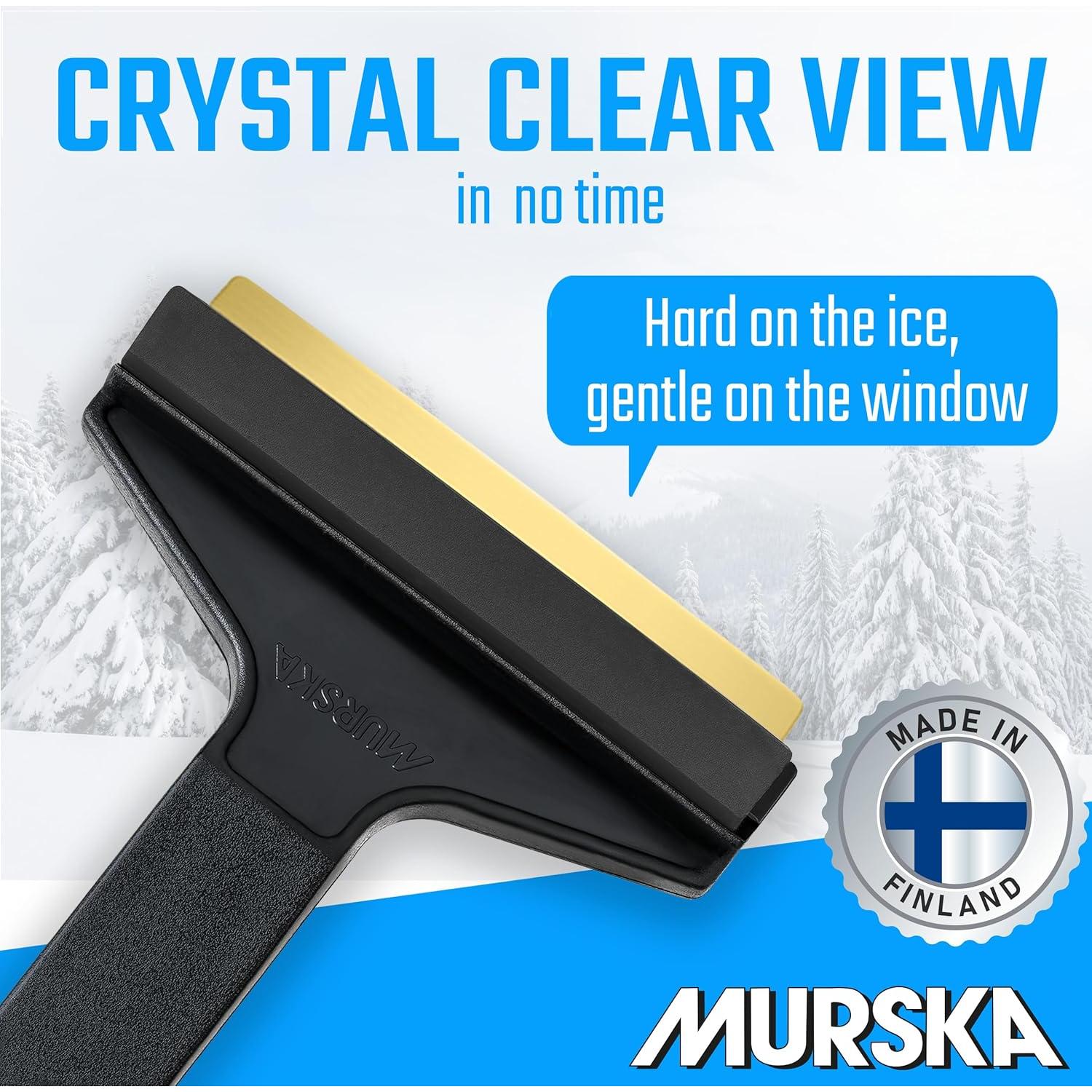 Raspador de Hielo Murska de Latón con Mango Largo - 2 Paquete