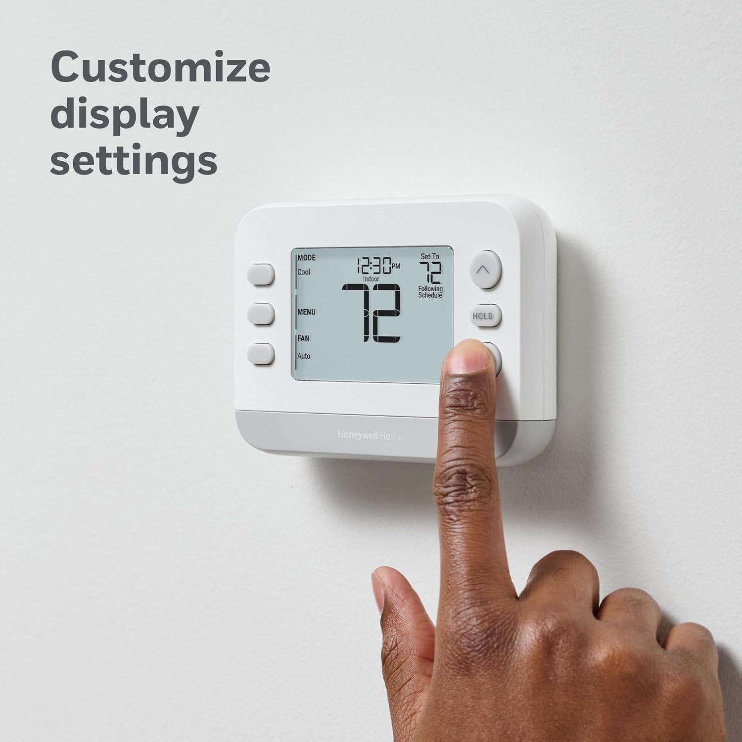 Termostato Programable Honeywell Home RTH22B Blanco 7 Días