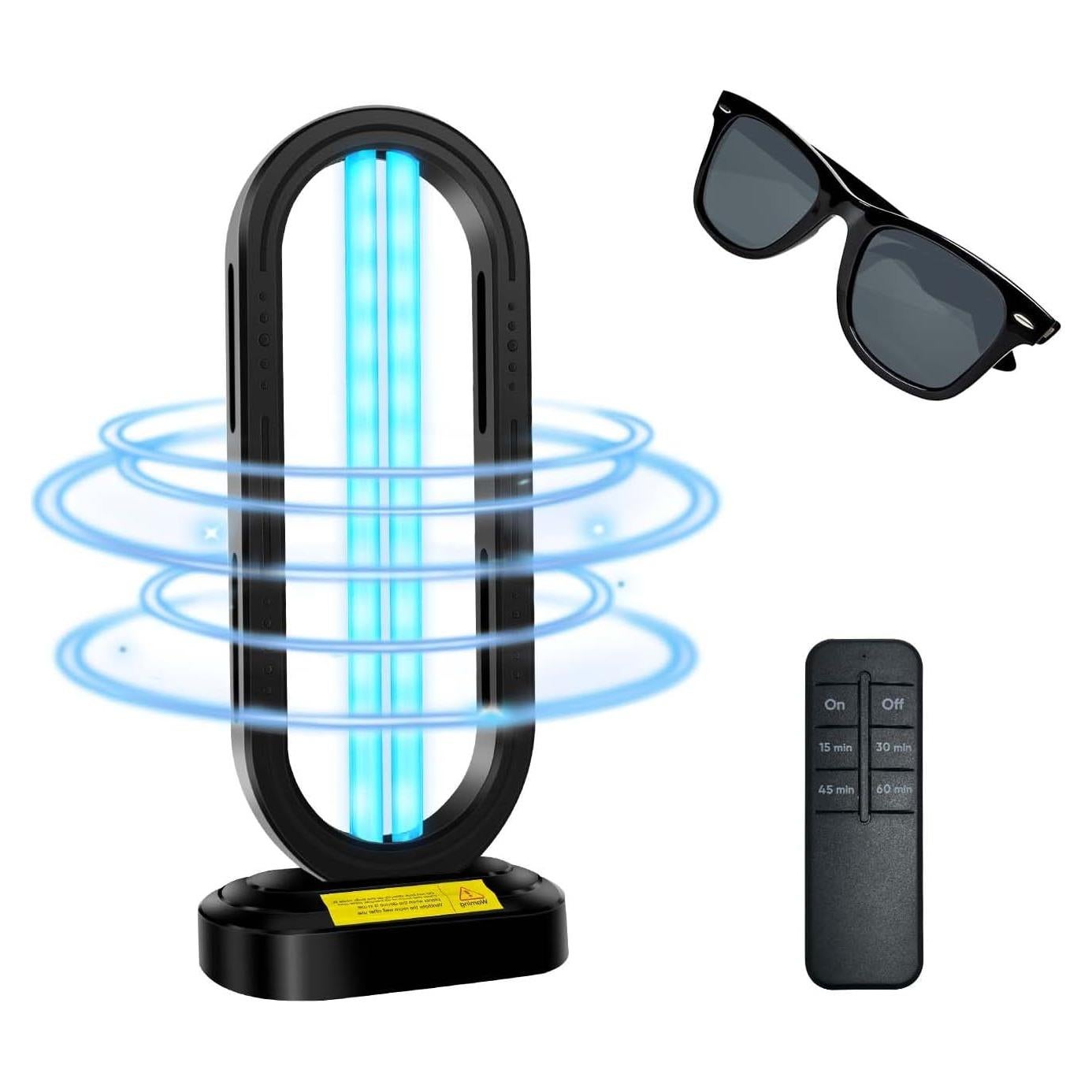 Desinfectante de Luz UV Feefir Portátil con Control Remoto 38W