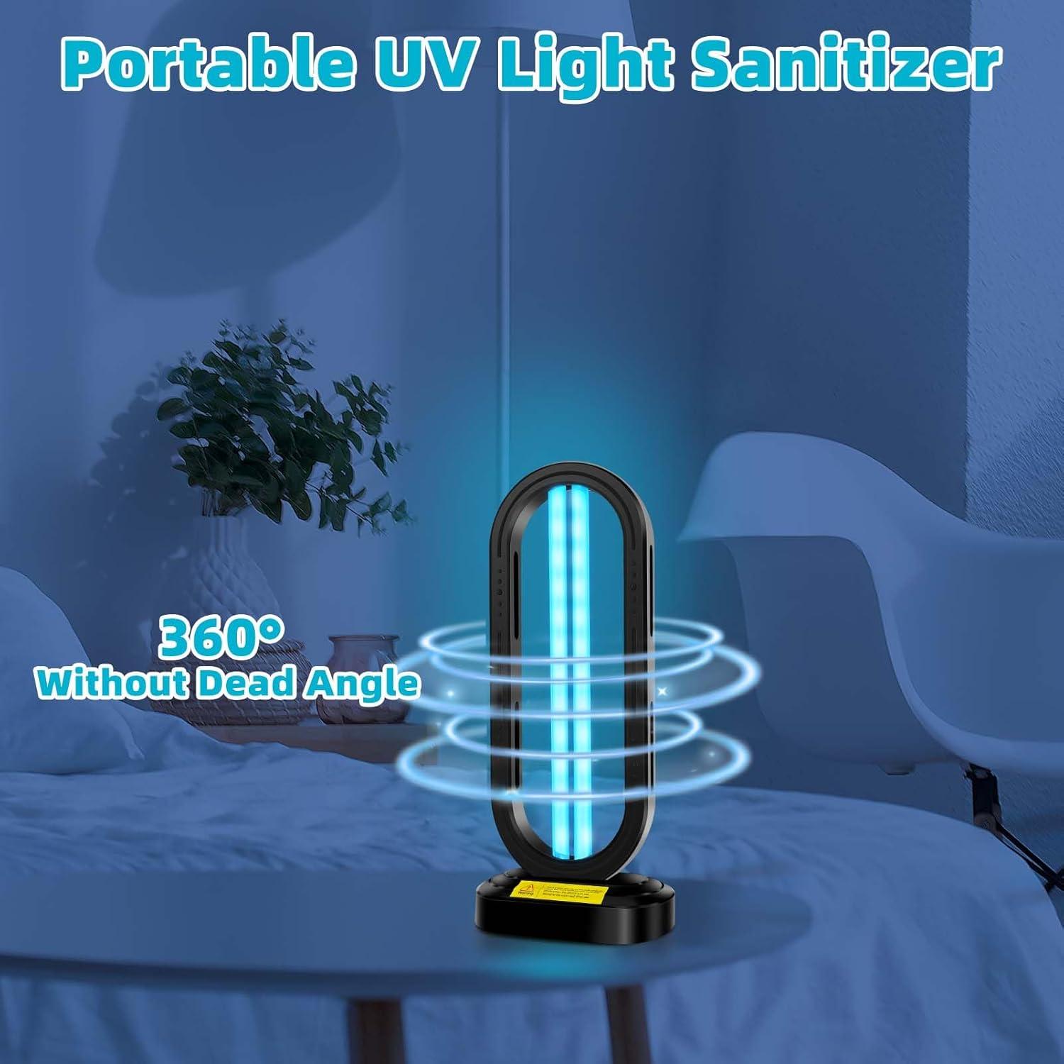 Desinfectante de Luz UV Feefir Portátil con Control Remoto 38W