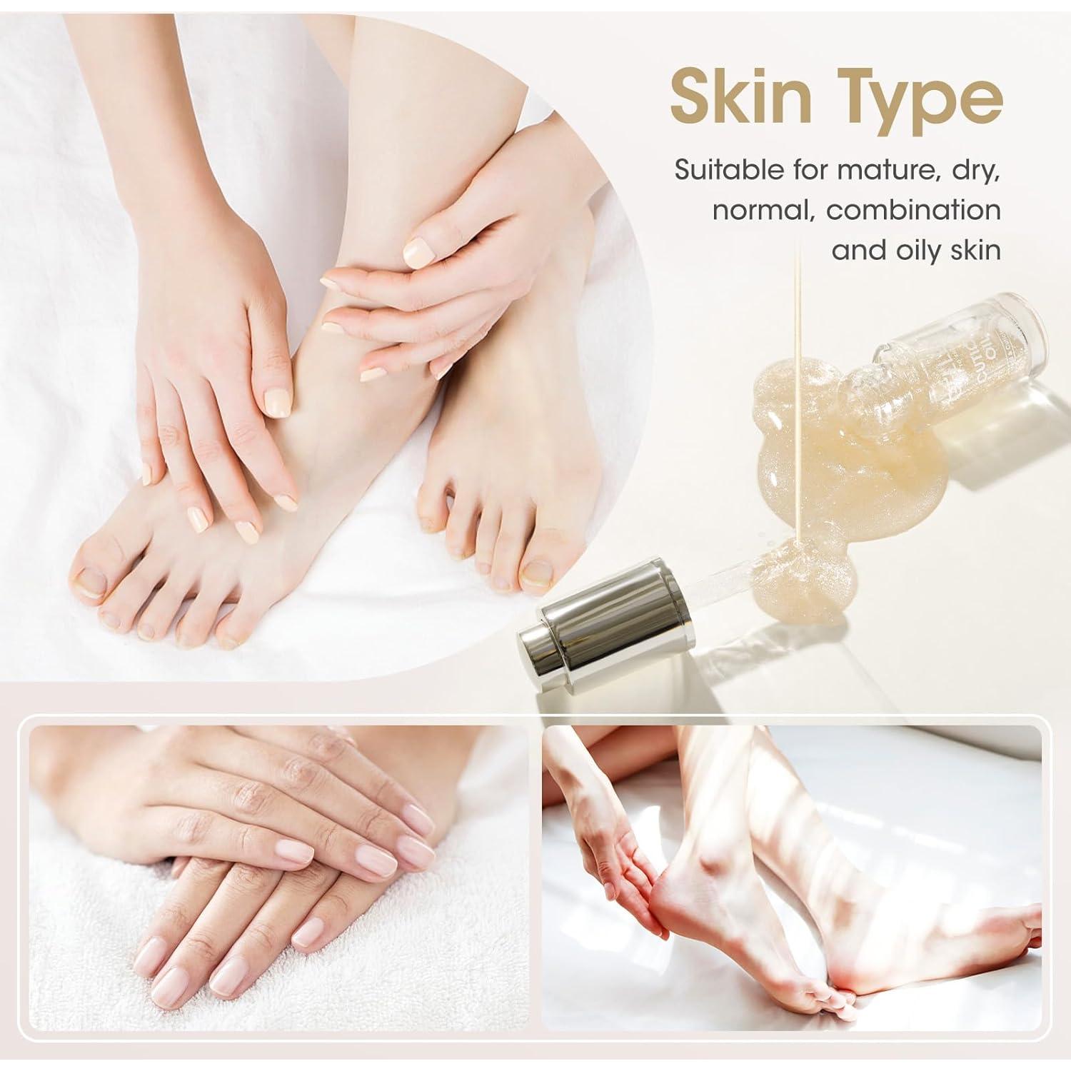 Aceite de Cutícula Gellen 15ml con Vitamina E y Aroma a Jazmín