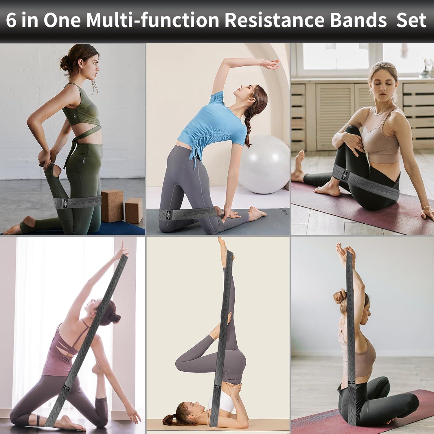 Bandas de Resistencia DICYWUDI 6 Piezas Antideslizantes