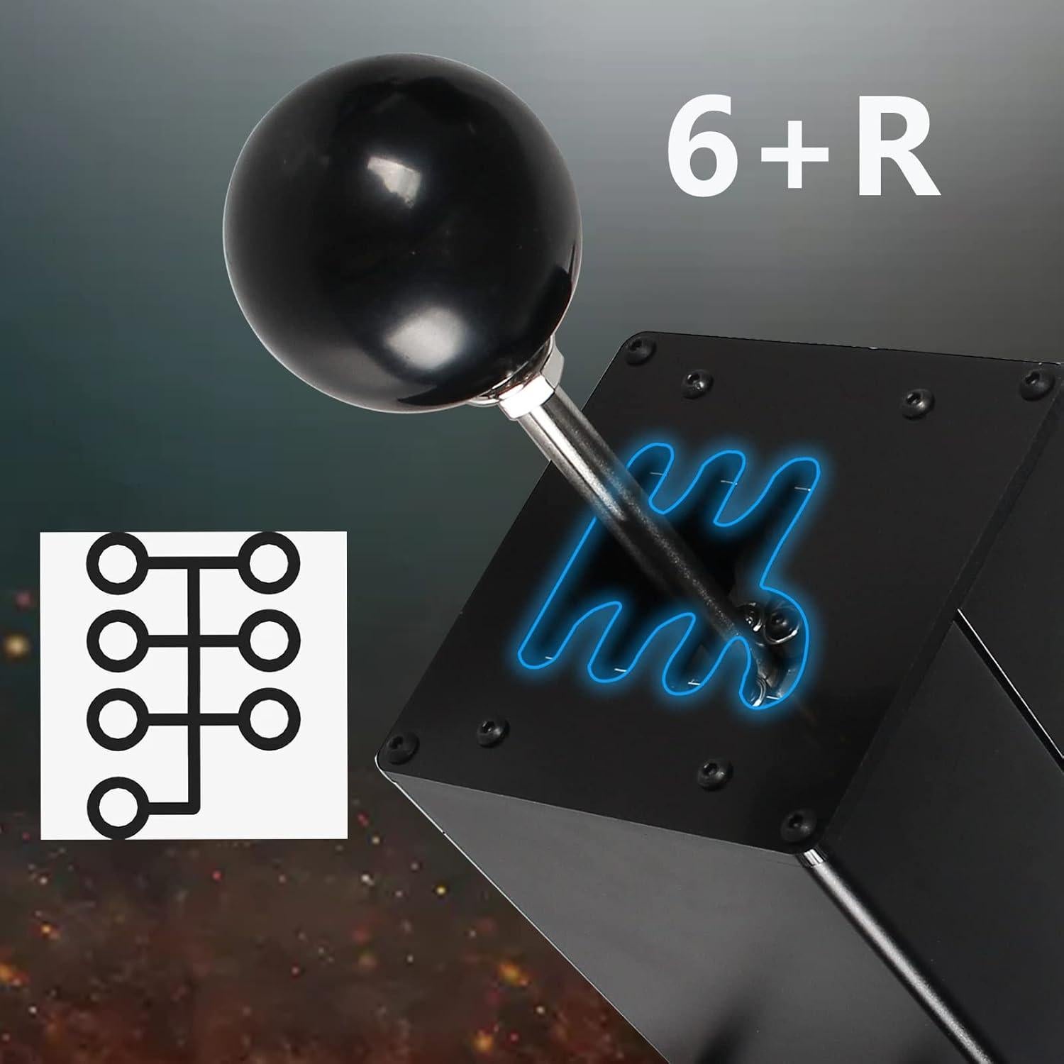 Simulador de Palanca USB GSTP para Volantes de Carreras