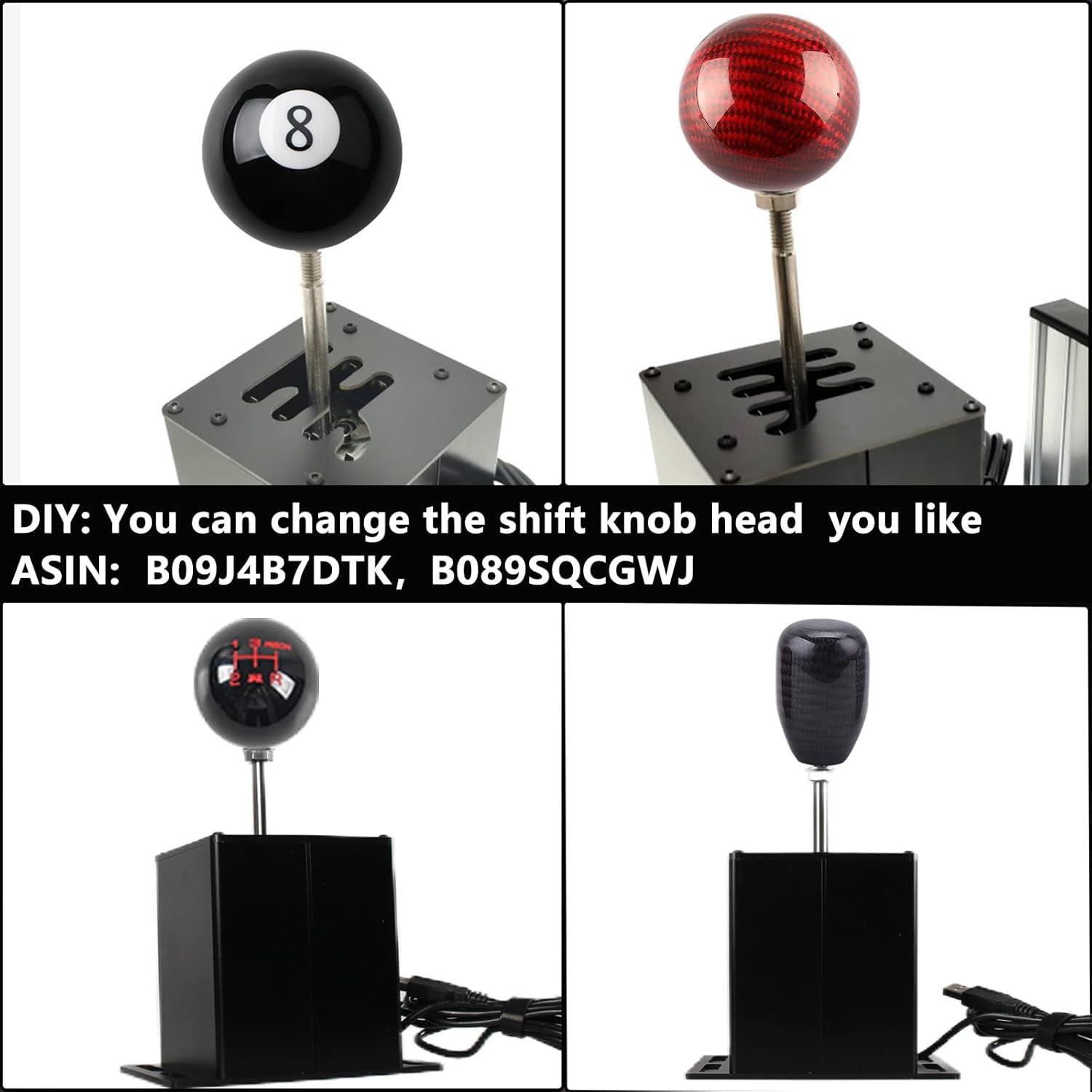 Simulador de Palanca USB GSTP para Volantes de Carreras