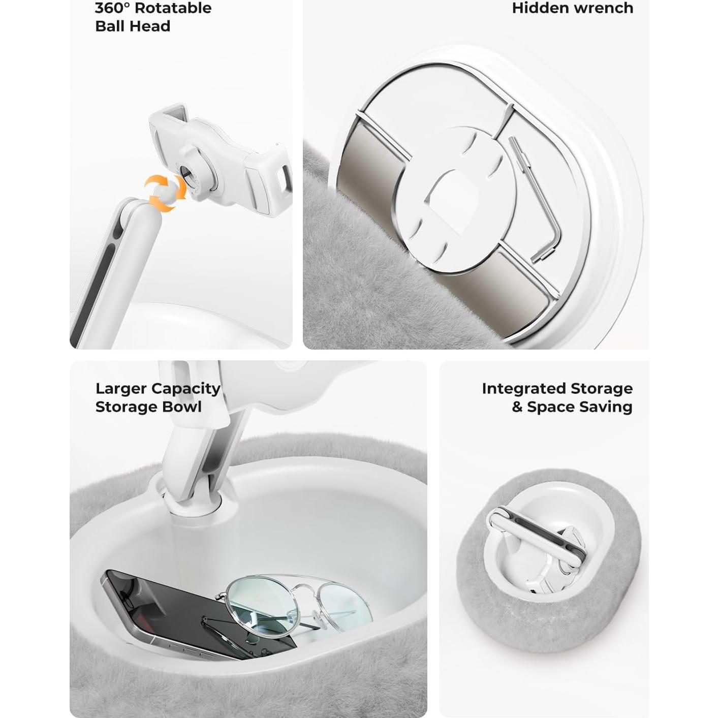 Soporte de Almohada SupeDesk para Kindle y Tabletas - Gris