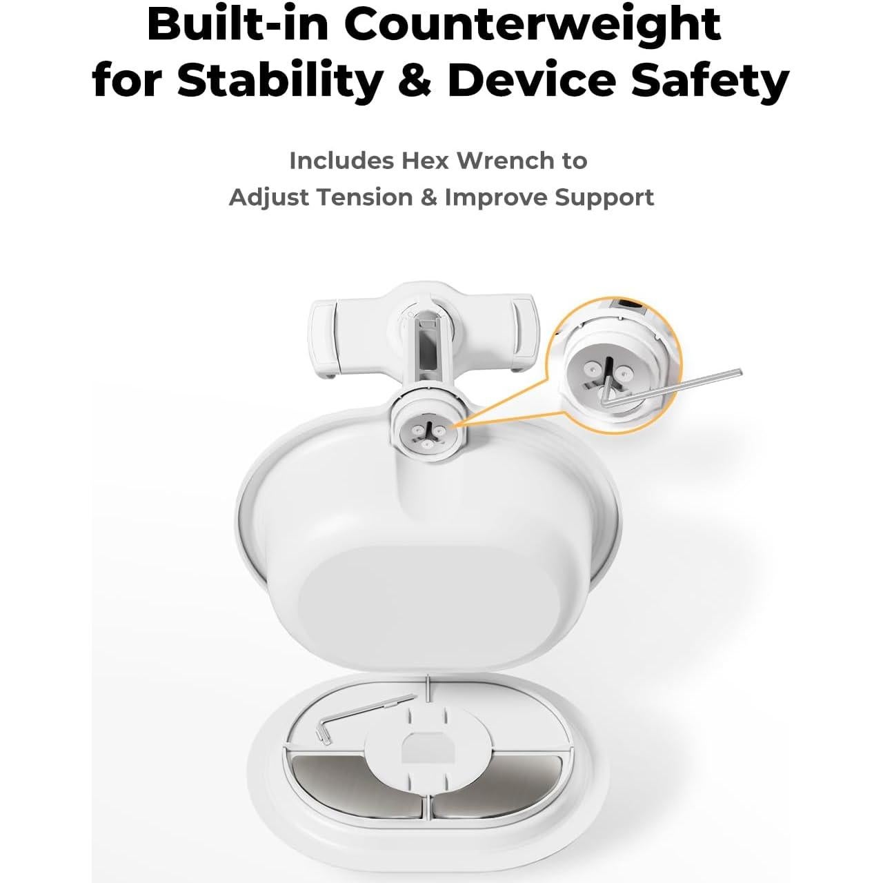 Soporte de Almohada SupeDesk para Kindle y Tabletas - Gris