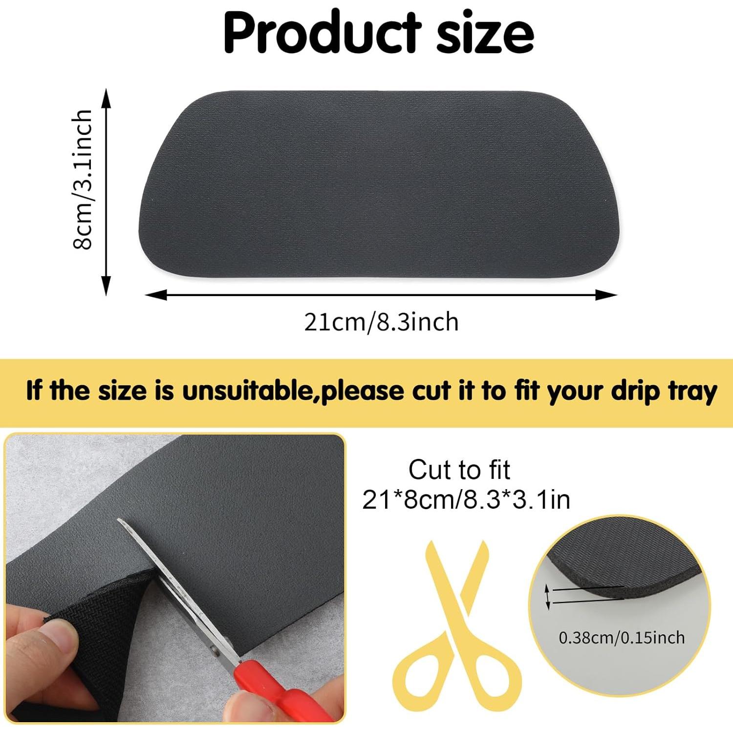 Receptor de Goteo Andibro 2 Pcs Diatomeas 21x8 cm Gris