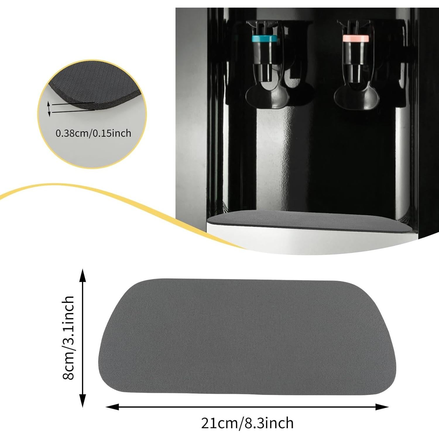 Receptor de Goteo Andibro 2 Pcs Diatomeas 21x8 cm Gris