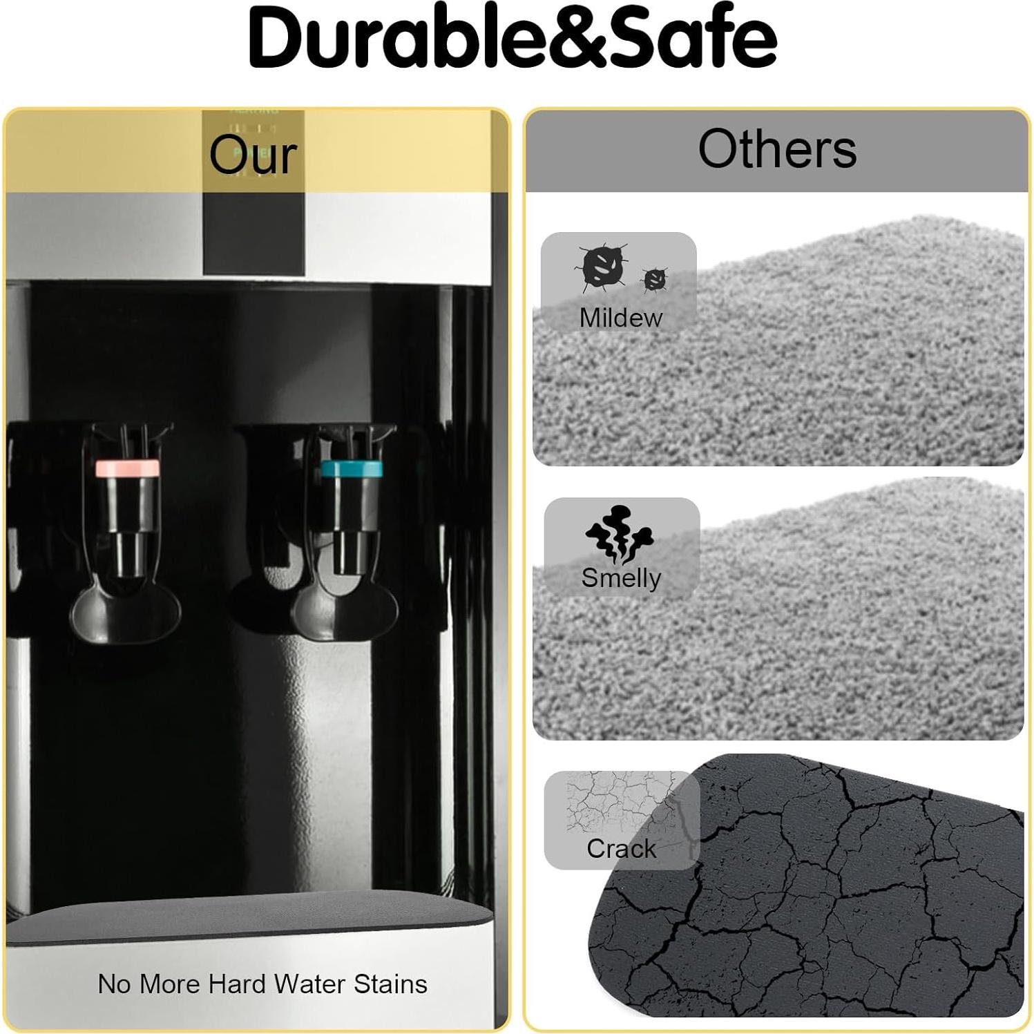 Receptor de Goteo Andibro 2 Pcs Diatomeas 21x8 cm Gris