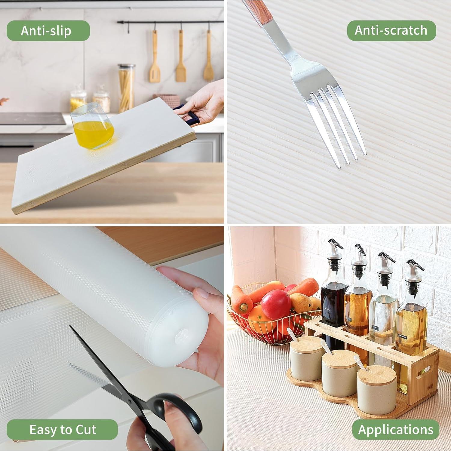 Forro de Estantería Wohomuke 28 cm x 6 m Antideslizante EVA