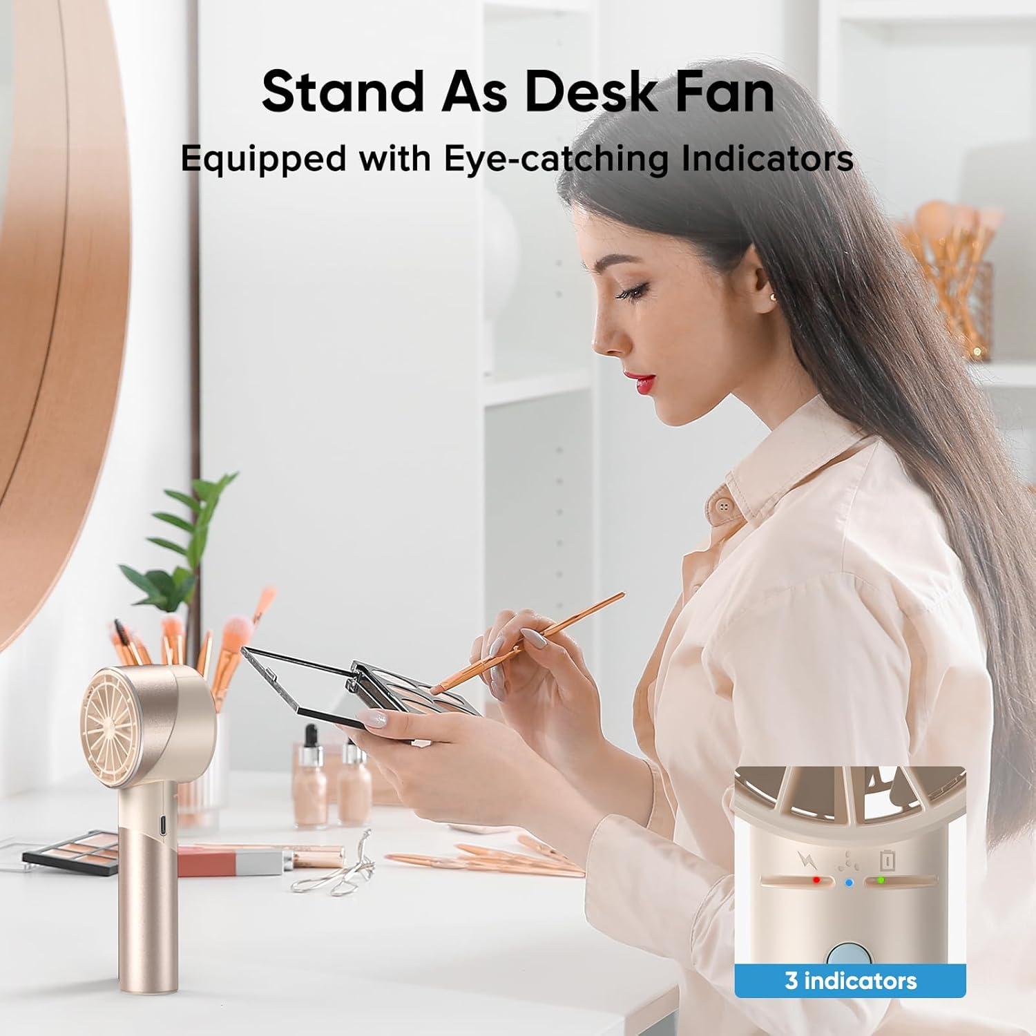 Ventilador de Mano AMACOOL G3 Turbo Recargable 17Hrs 4 Velocidades