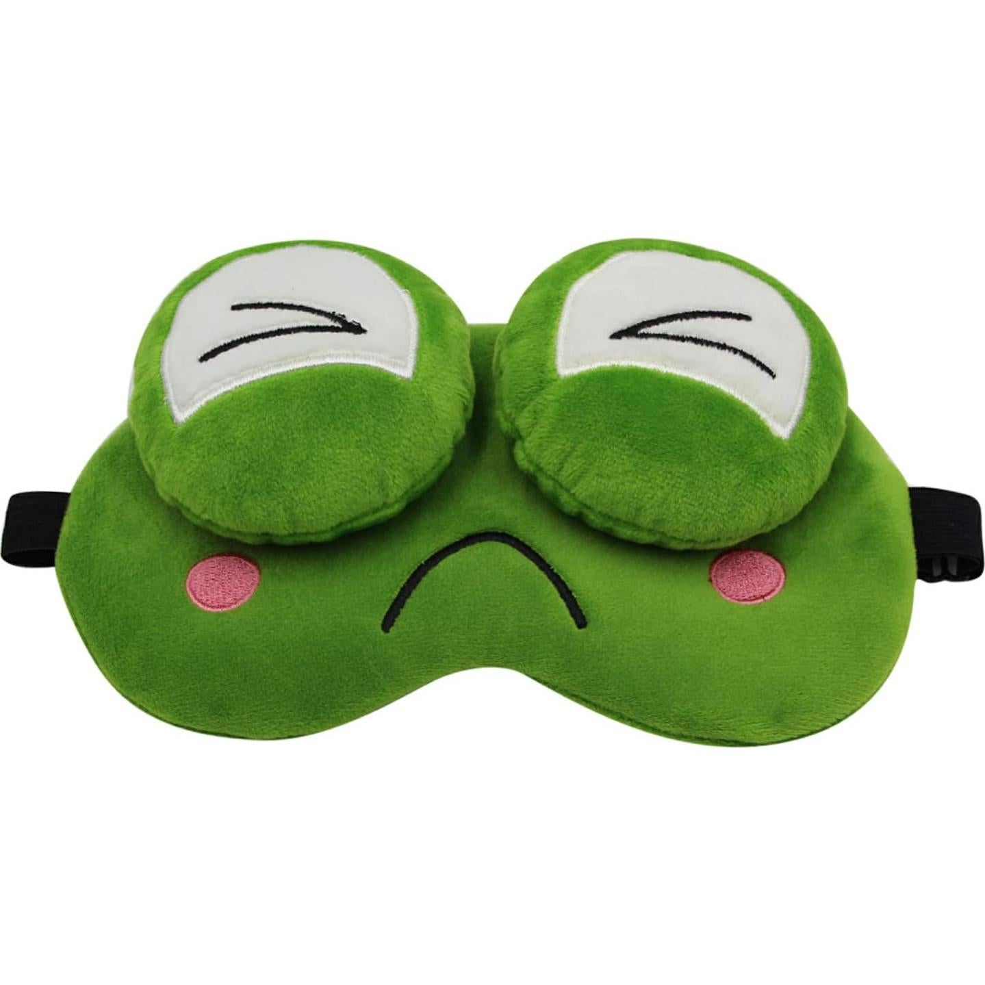 Máscara de Sueño RARITYUS Rana Suave Ajustable para Todos