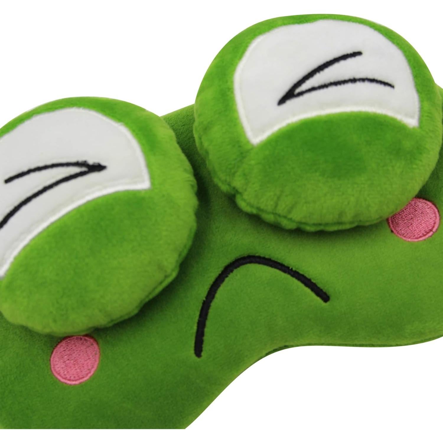 Máscara de Sueño RARITYUS Rana Suave Ajustable para Todos