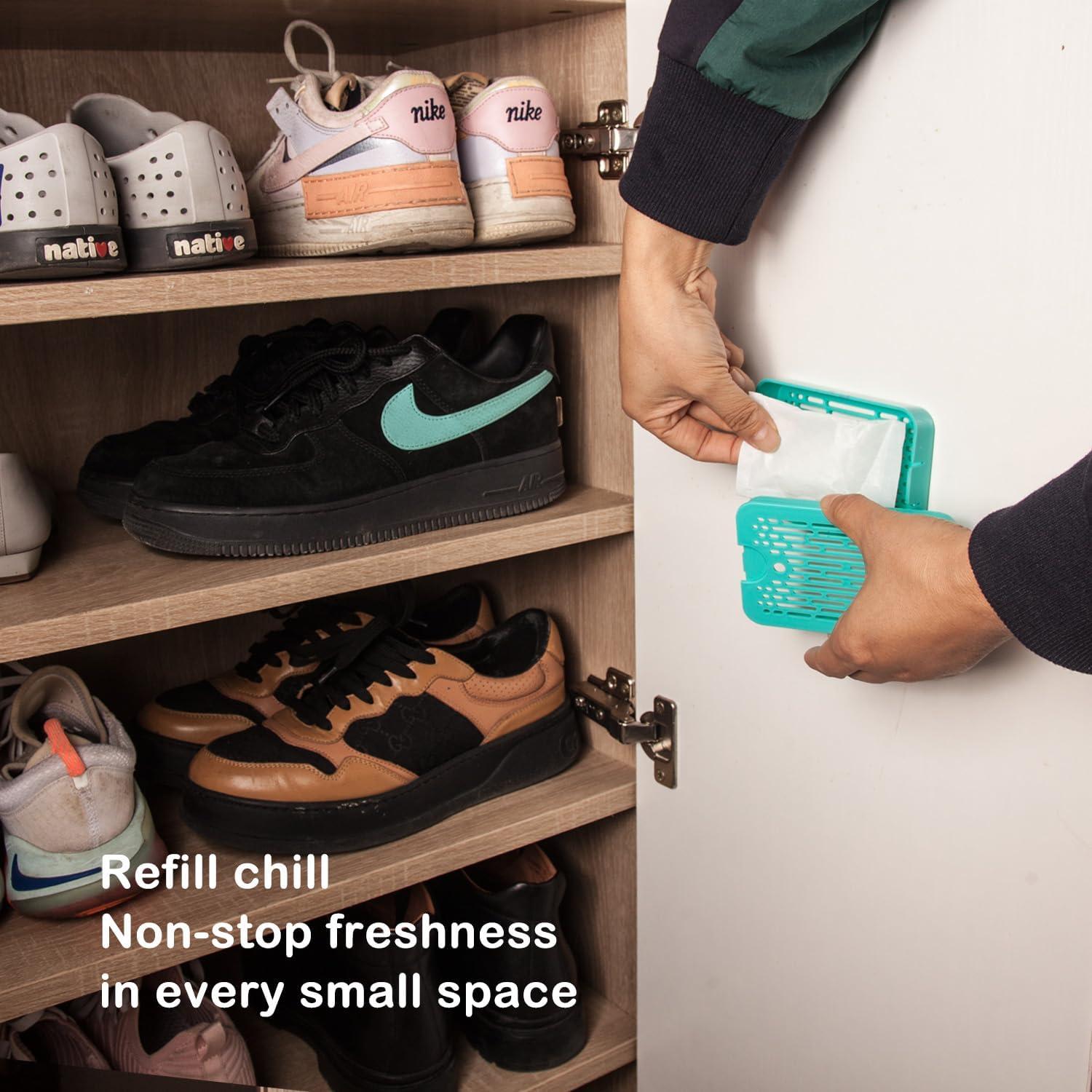 2 Estuches de Pod Desodorante Wo Yuan con 6 Recargas Lavanda