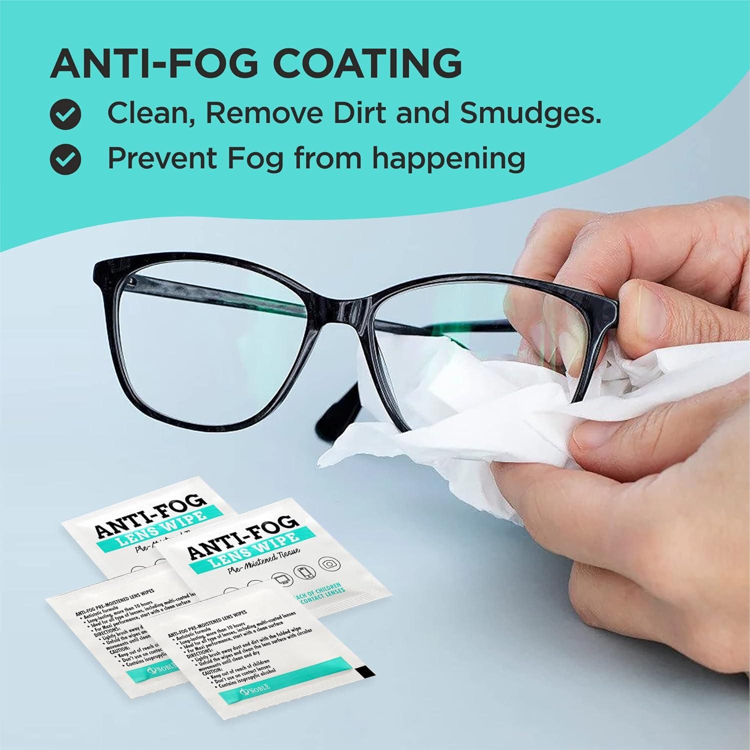 Toallitas de limpieza antiempañante Noble 400 unidades