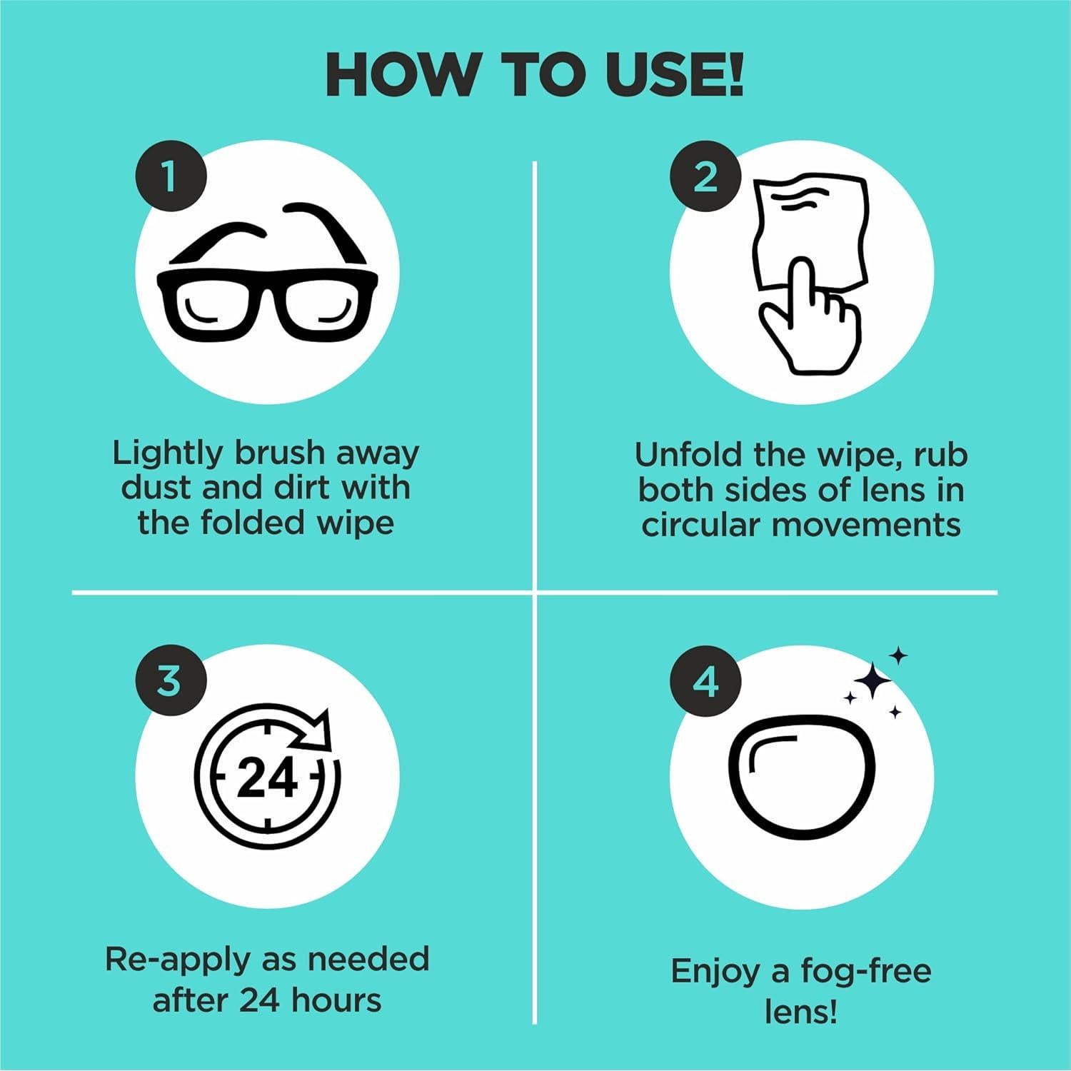 Toallitas de limpieza antiempañante Noble 400 unidades