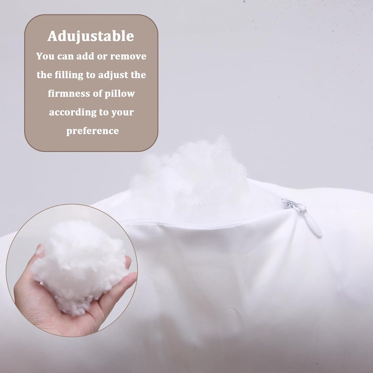 Almohada para Orejas Wuronsa en Seda Negra - Alivio Dolor y Sueño