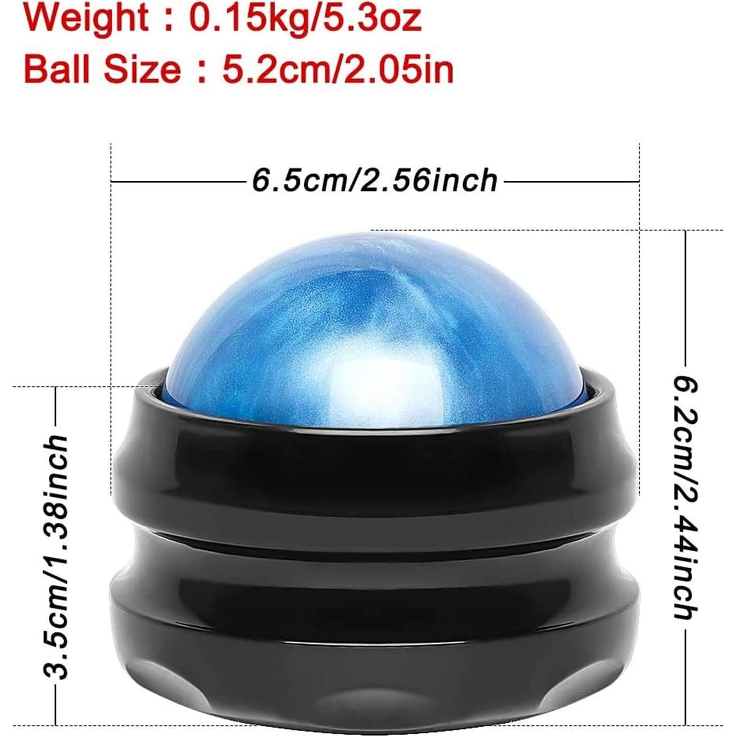 Bola de Masaje WOVTE 5.4 cm para Alivio Muscular Azul
