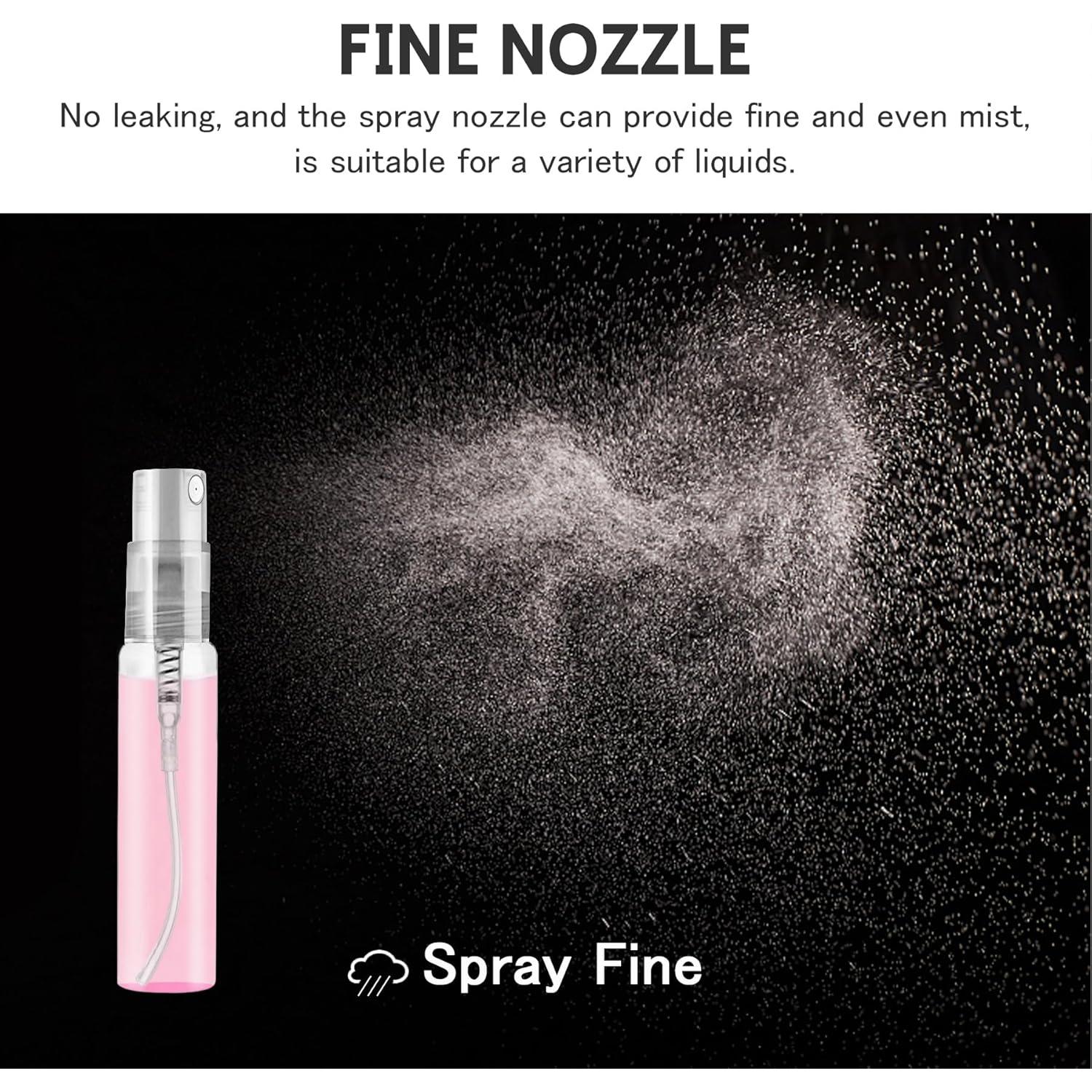 105 Botellas de Spray Mini 5ML Vidrio Transparente Recargables