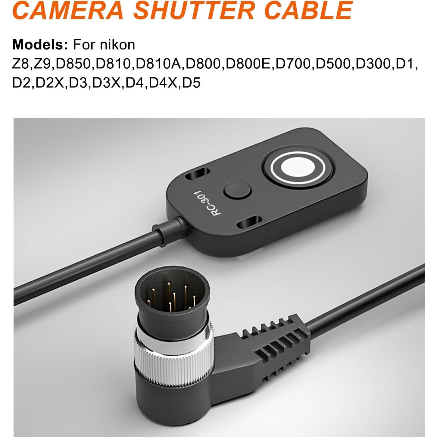 Control Remoto de Obturador Nikon RC301-DC0 30cm Cable