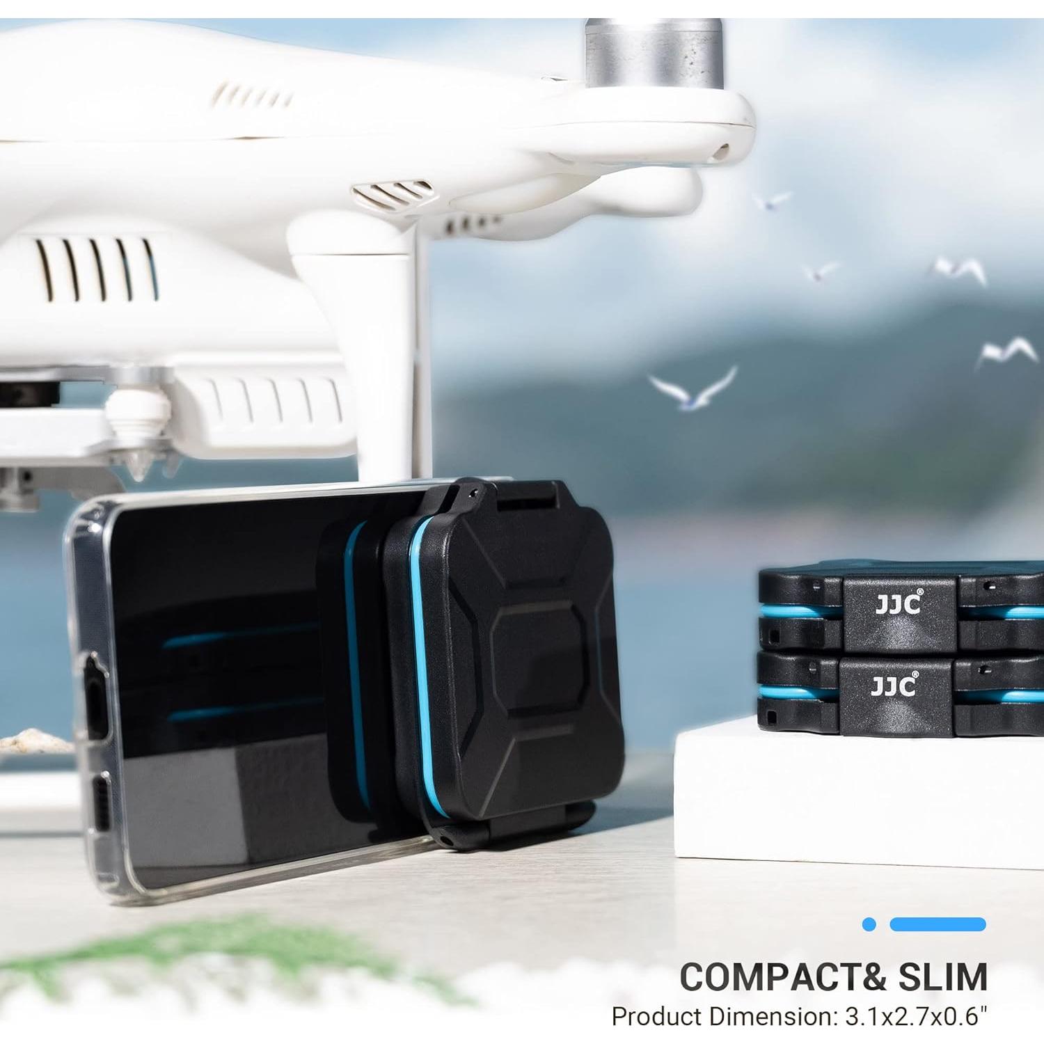 Estuche JJC para 4 Tarjetas CFexpress Tipo A y 8 Micro SD