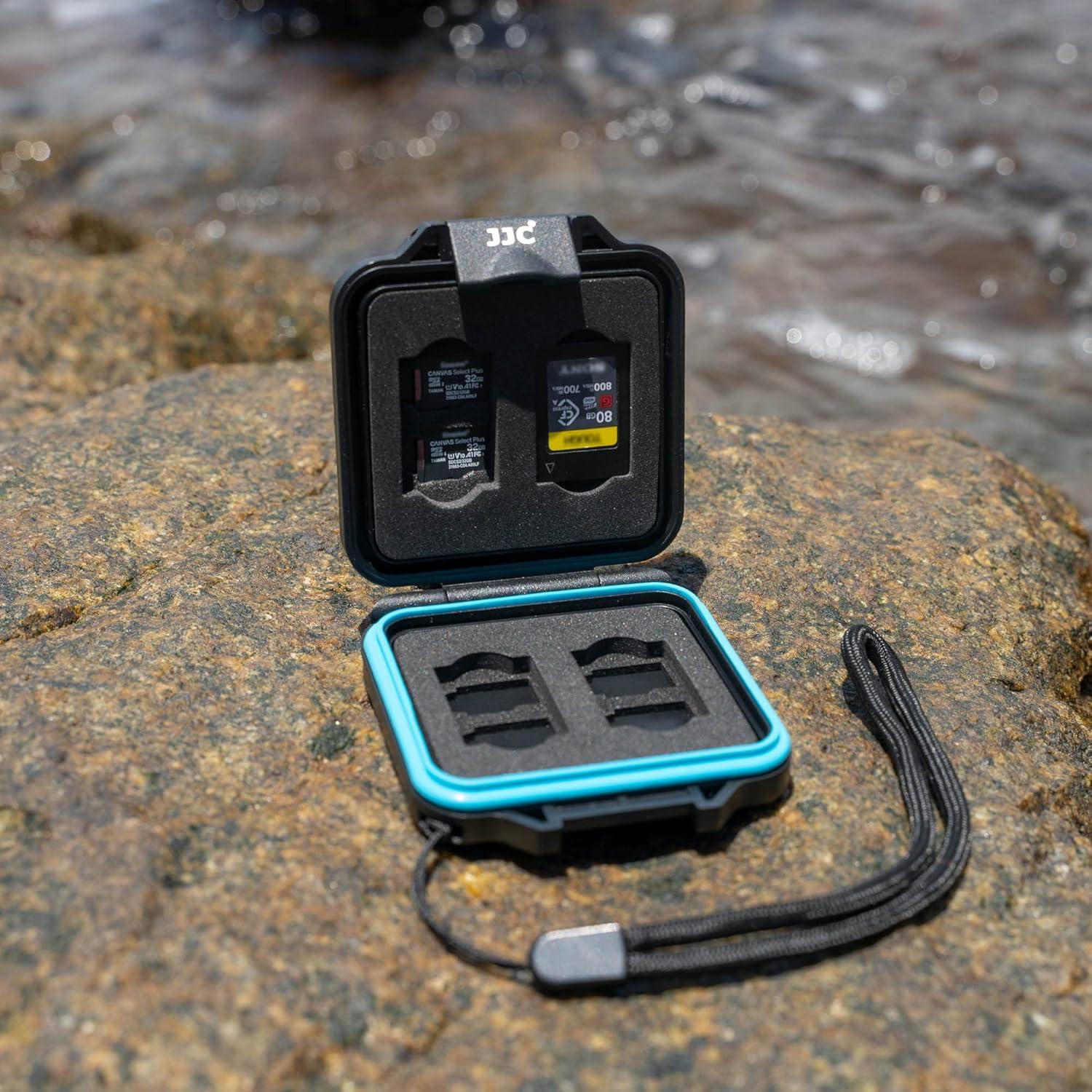 Estuche JJC para 4 Tarjetas CFexpress Tipo A y 8 Micro SD