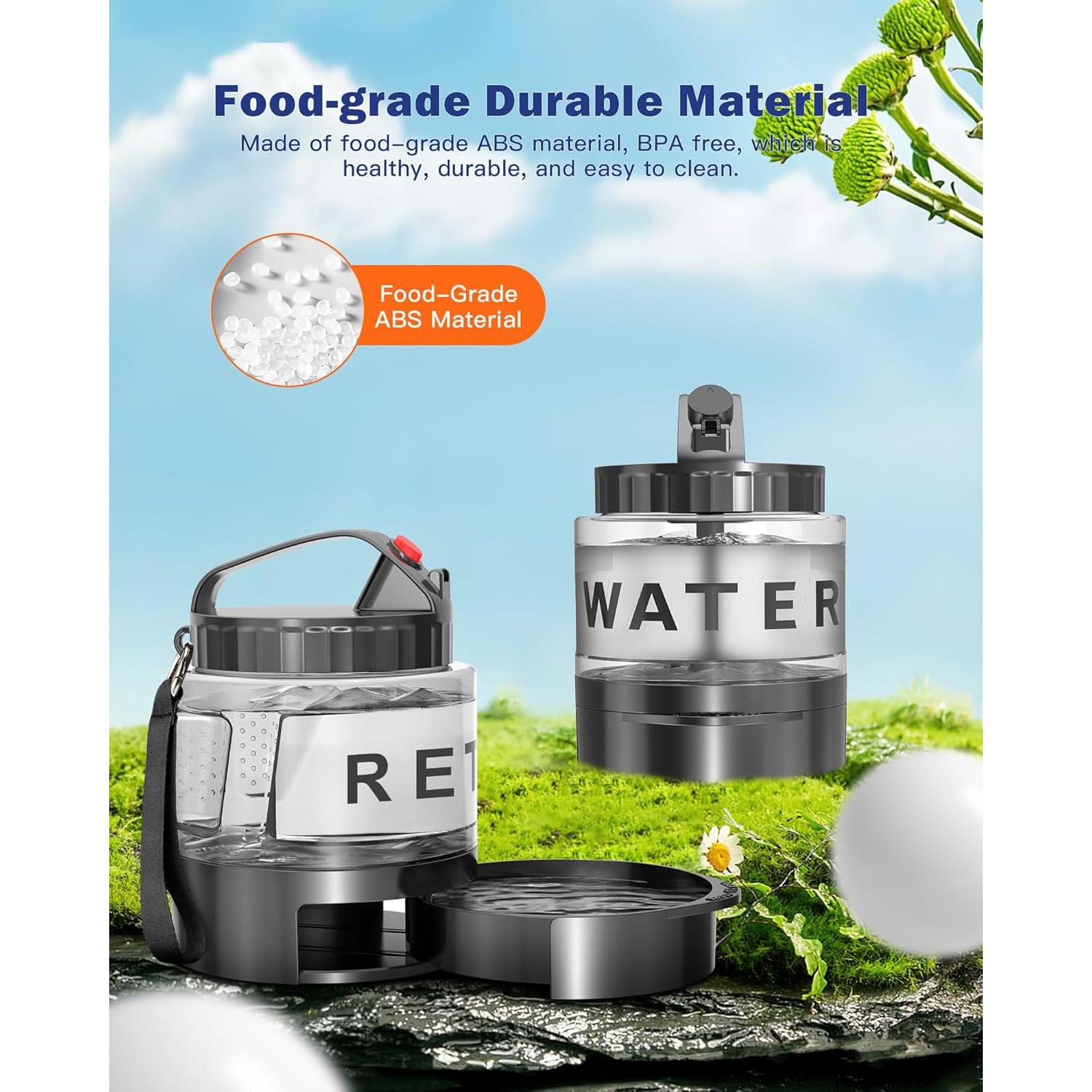 Botella de Agua para Perros SwSun 56oz Portátil a Prueba de Fugas