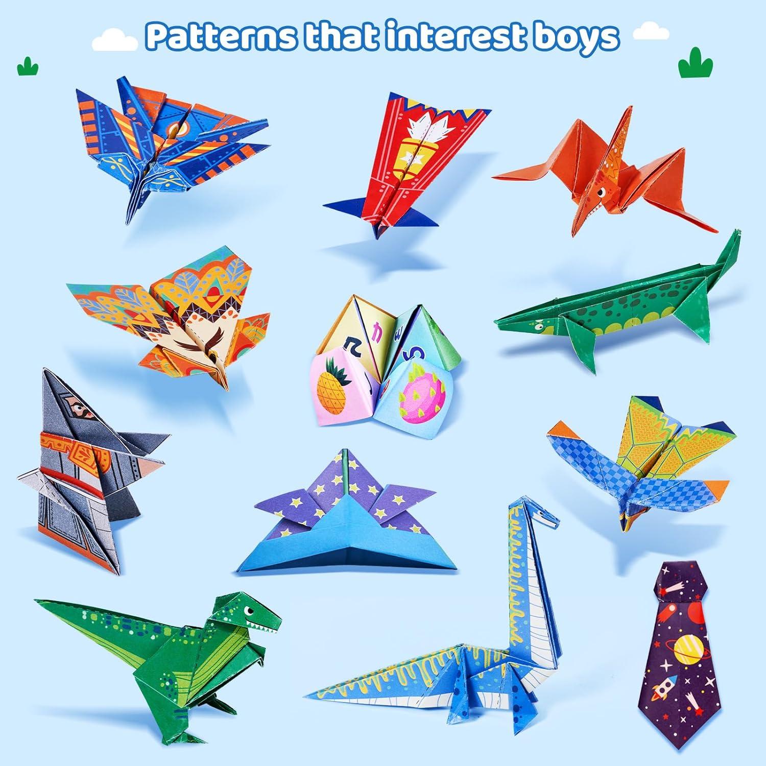 Kit de Origami JoyCat para Niños - 180 Hojas 14x14 cm