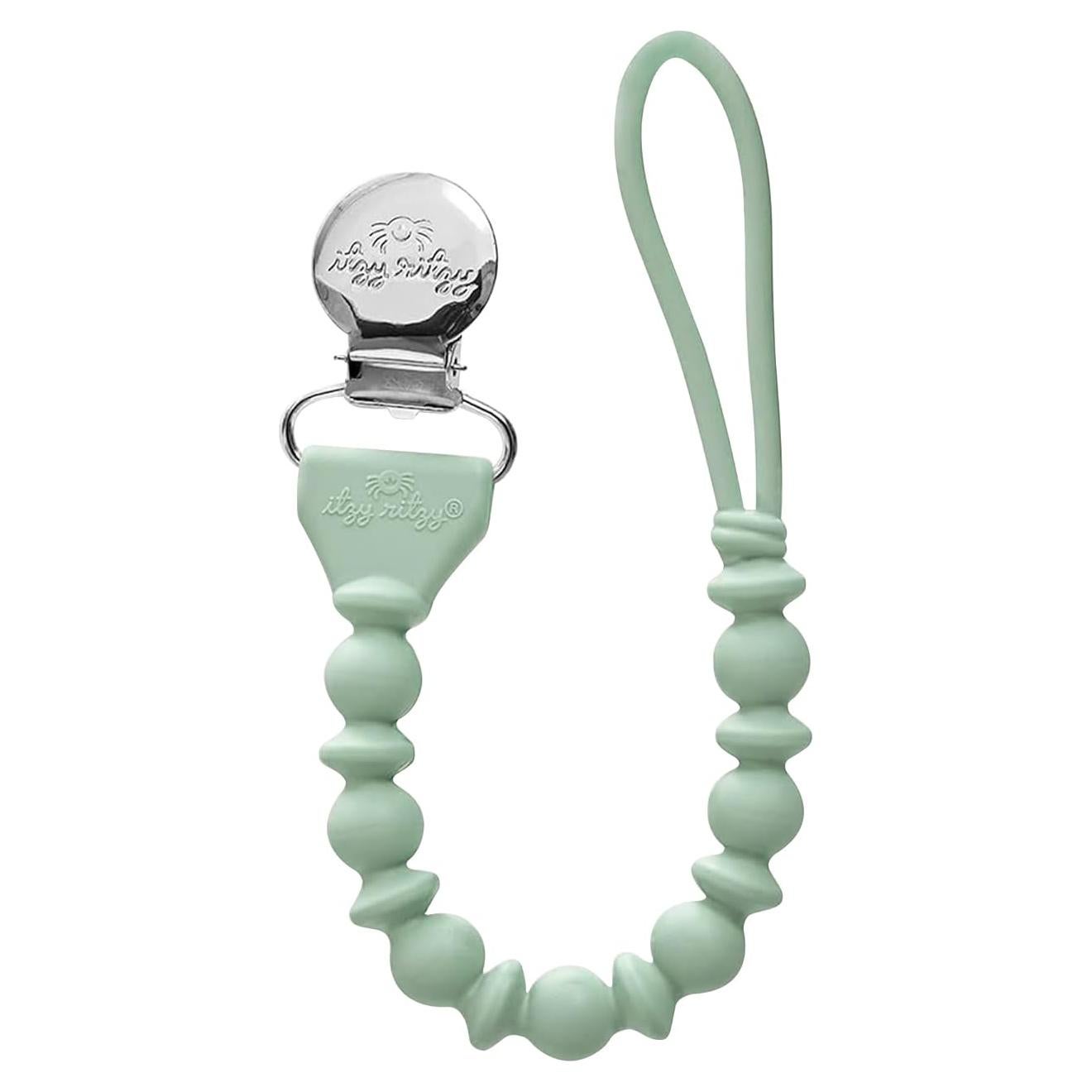 Clip de Chupete de Silicona Itzy Ritzy Agave 24.13 cm