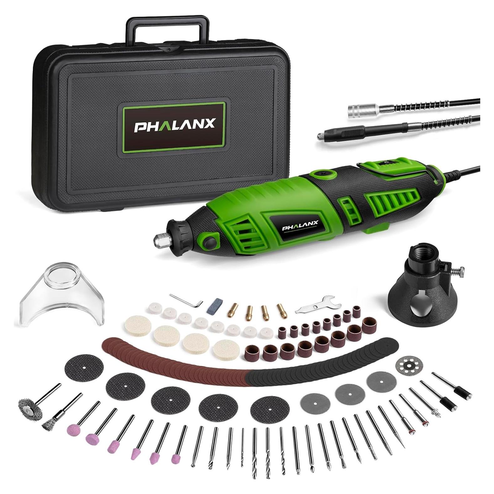 Kit Herramienta Rotativa PHALANX 180W 139 Accesorios