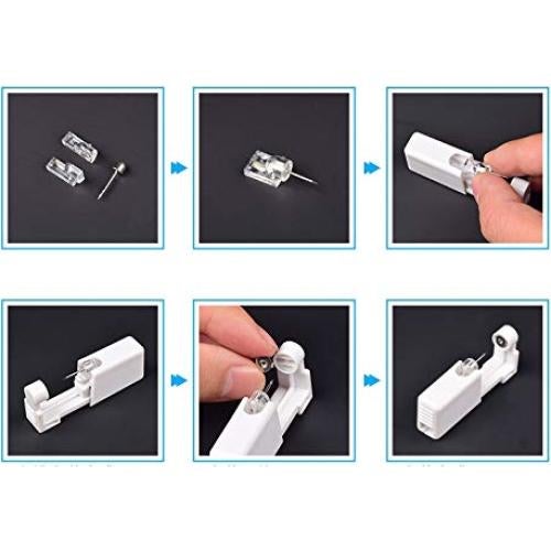 Kit de Perforación de Orejas Sin Dolor Pimoys 2 Pcs