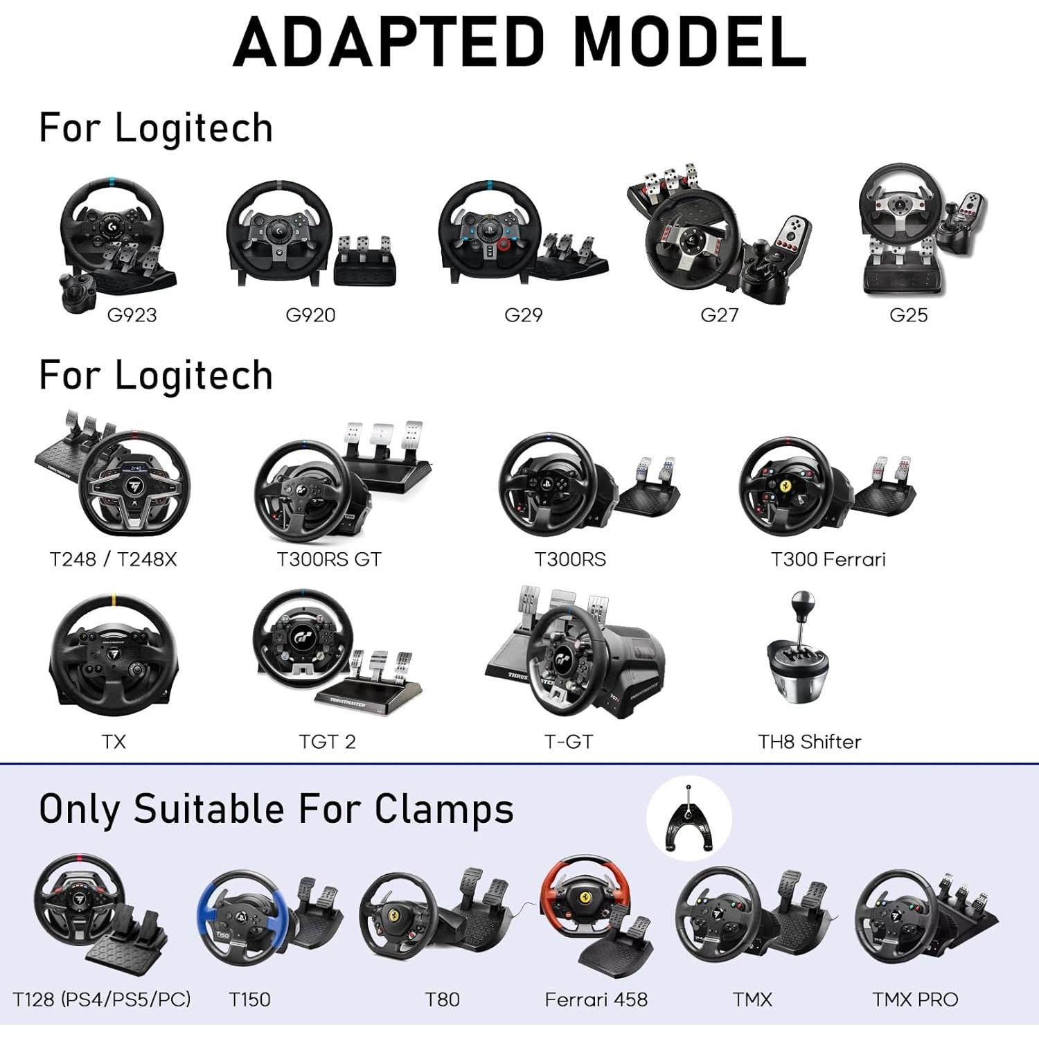 Soporte de Volante DIWANGUS Plegable para Simulador de Carreras