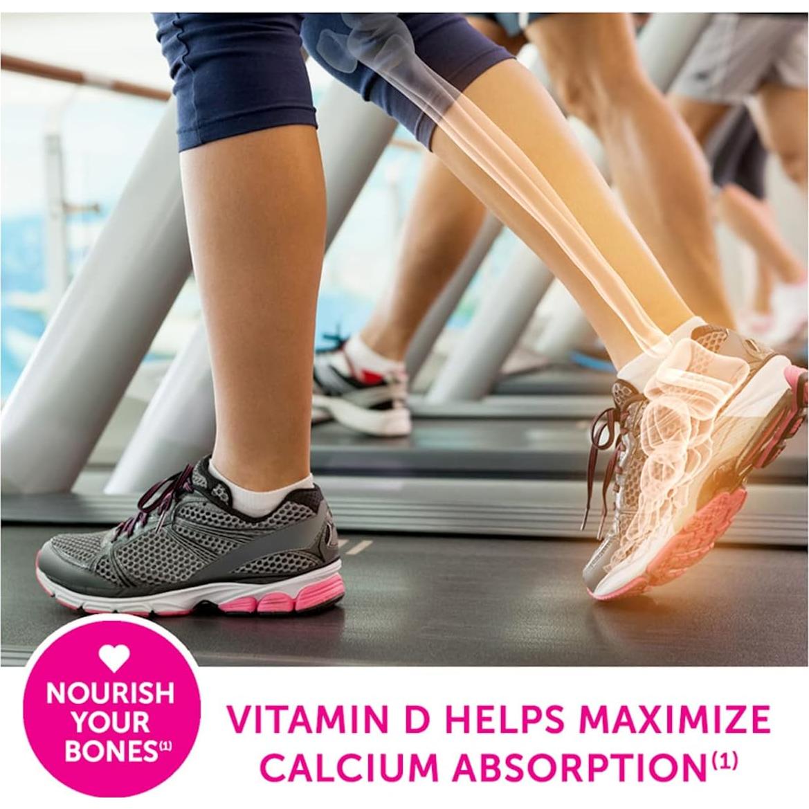 Caltrate 600 Plus D3 Suplemento de Calcio y Vitamina D - 60 Tabletas