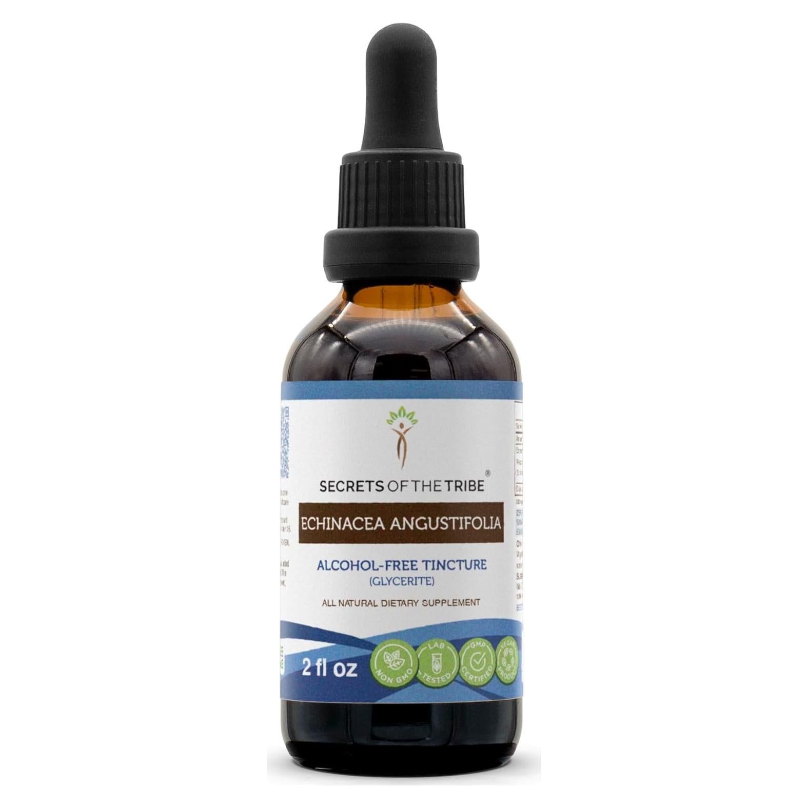 Tintura de Echinacea Angustifolia 59.15 ml - Secretos de la Tribu