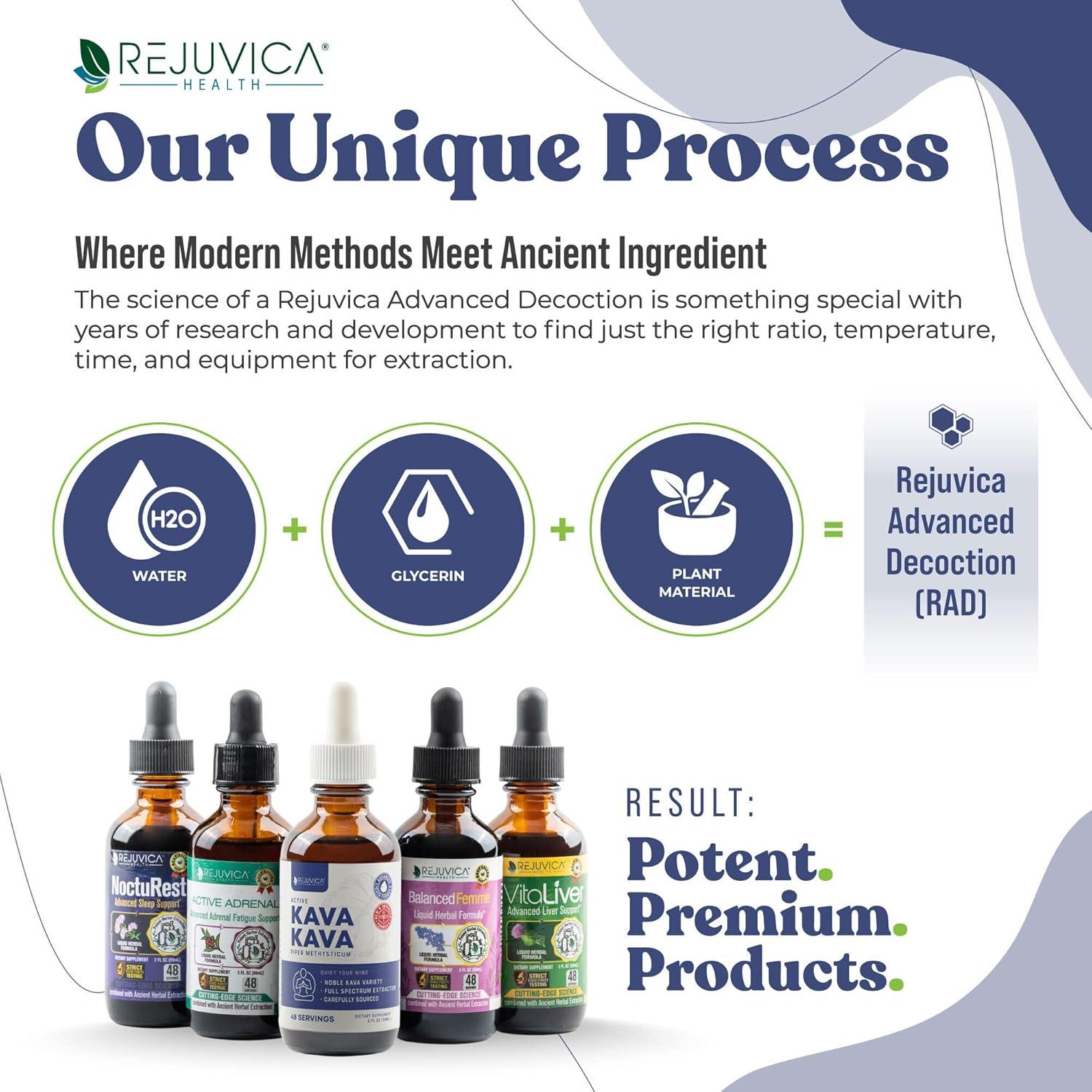 Suplemento Líquido de Kava Kava Rejuvica 60 ml - Relajación Natural