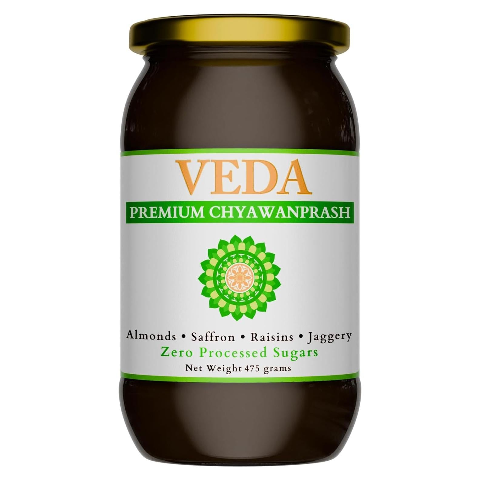 Chyawanprash VEDA Sin Azúcar 473 g - Mermelada Herbal Ayurvédica